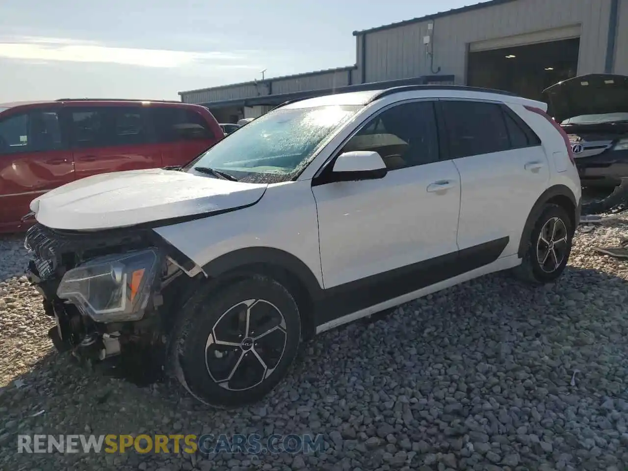 1 Photograph of a damaged car KNDCP3LE8R5179230 KIA NIRO 2024