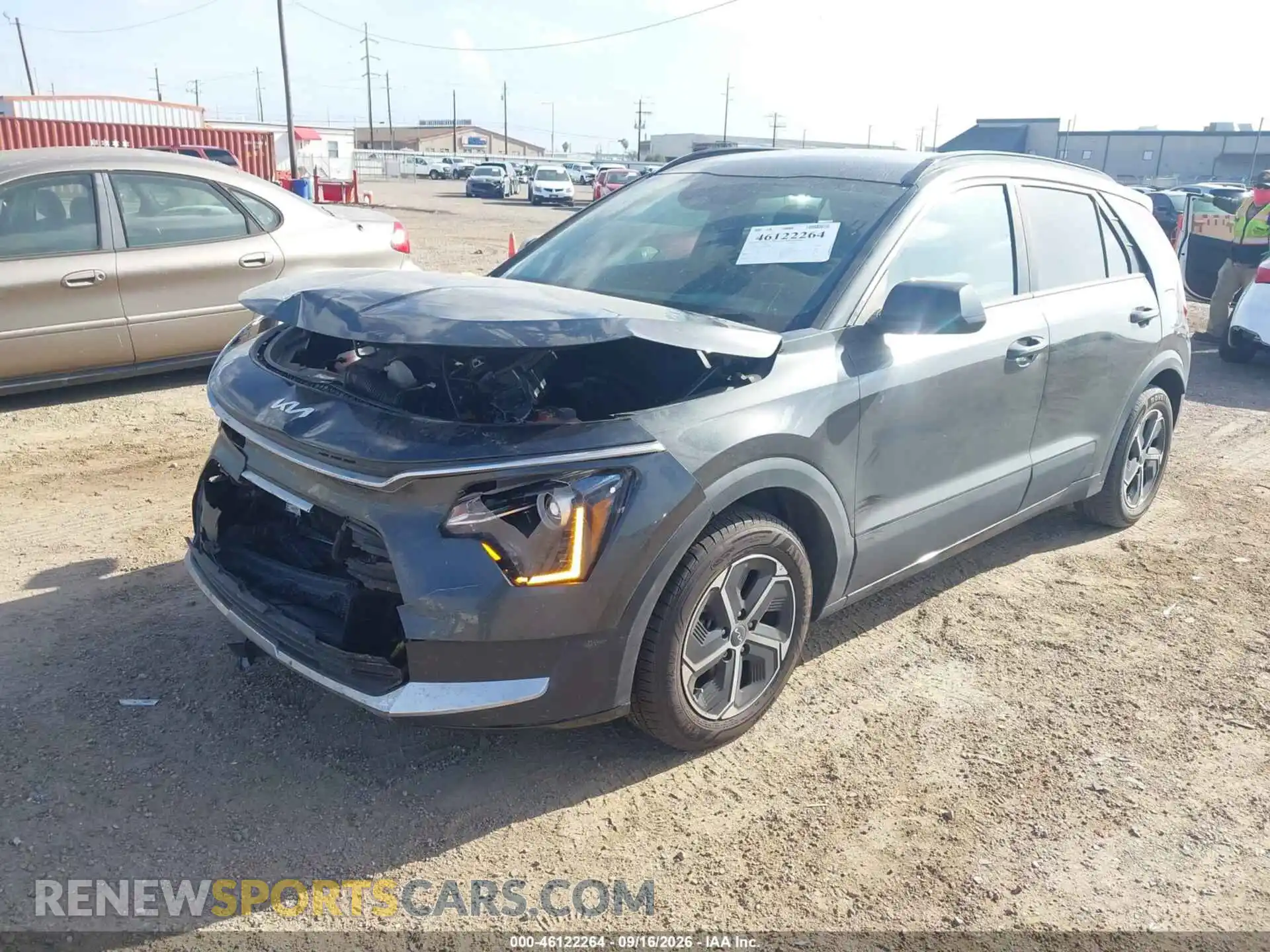2 Photograph of a damaged car KNDCP3LE9R5162386 KIA NIRO 2024