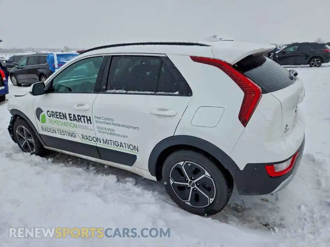 2 Photograph of a damaged car KNDCP3LEXR5143149 KIA NIRO 2024