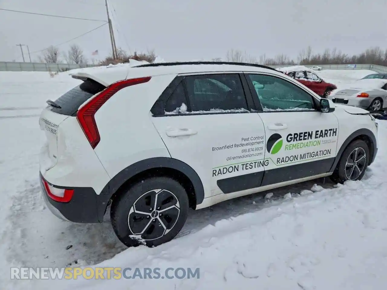 3 Photograph of a damaged car KNDCP3LEXR5143149 KIA NIRO 2024