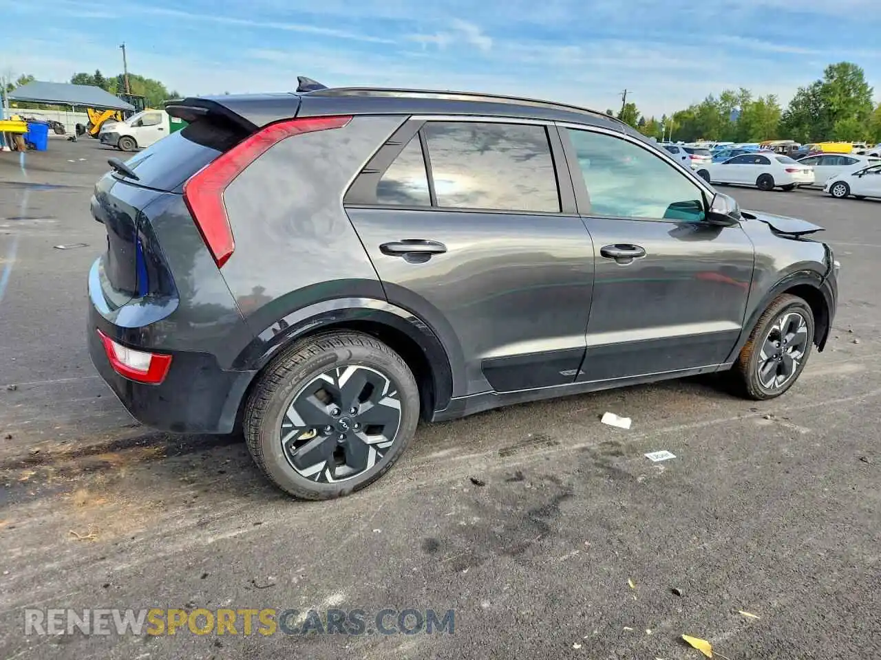 3 Photograph of a damaged car KNDCR3L17R5114568 KIA NIRO 2024