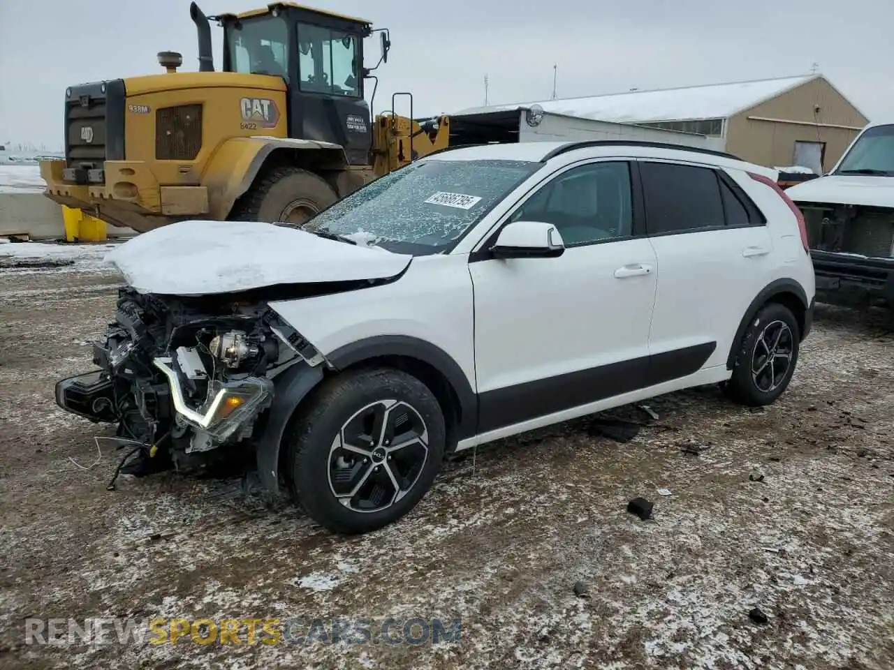1 Photograph of a damaged car KNDCR3LE3R5124792 KIA NIRO 2024