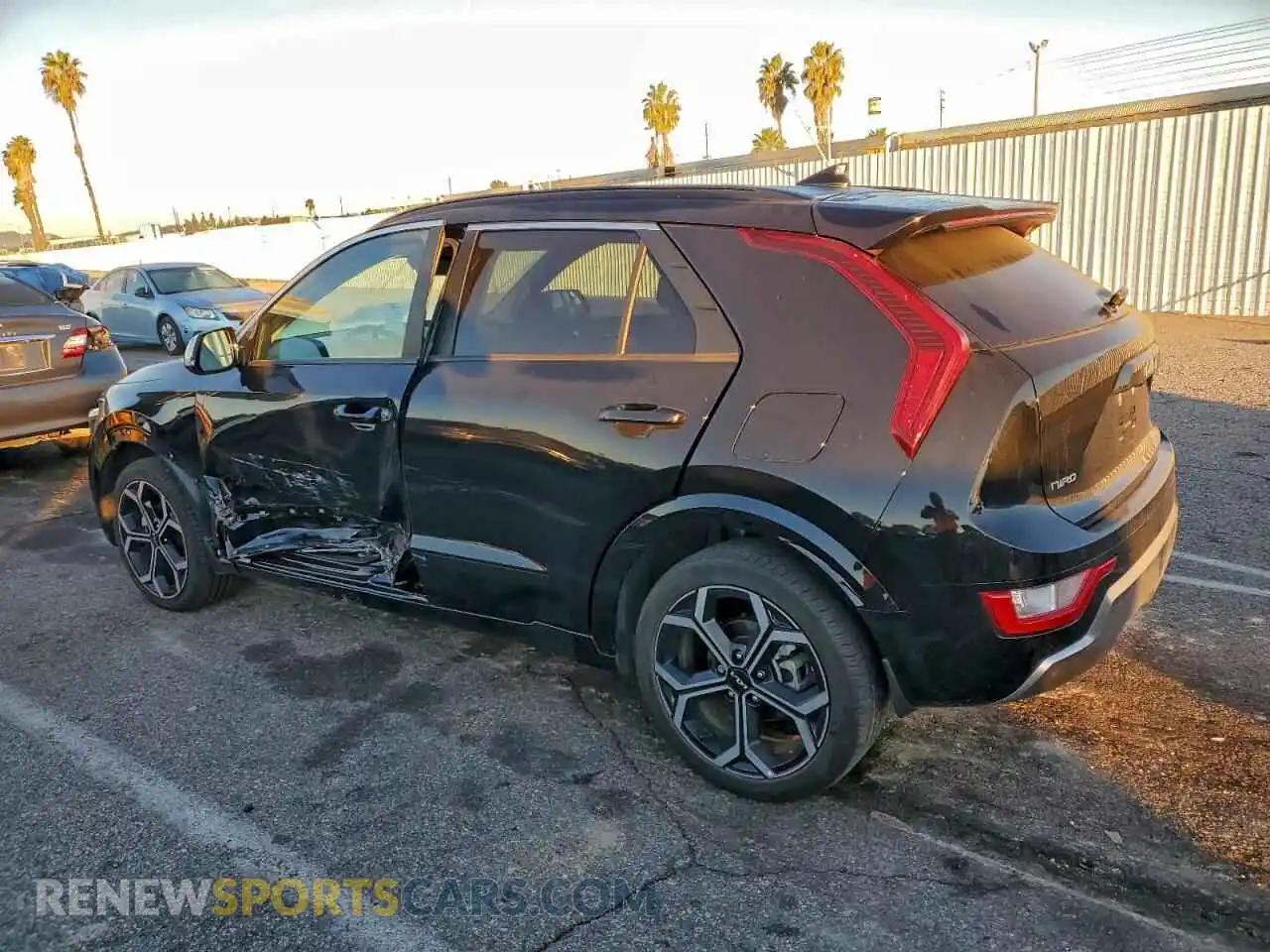 2 Photograph of a damaged car KNDCR3LE4R5153041 KIA NIRO 2024