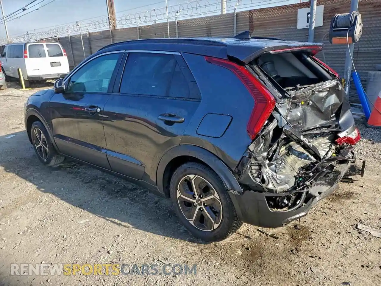 2 Photograph of a damaged car KNDCR3LE4R5187397 KIA NIRO 2024