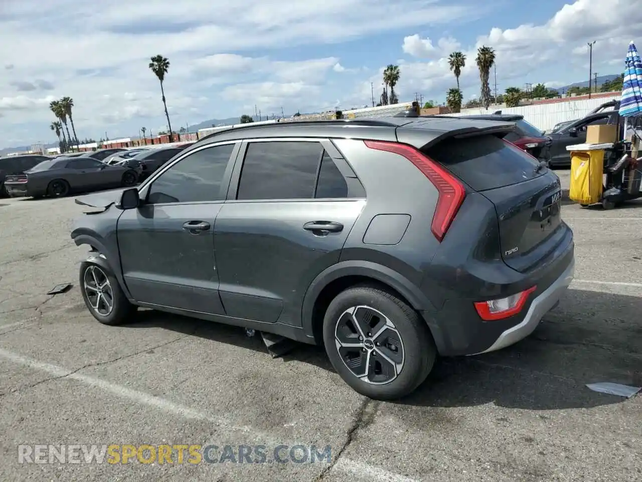 2 Photograph of a damaged car KNDCR3LE5R5187389 KIA NIRO 2024