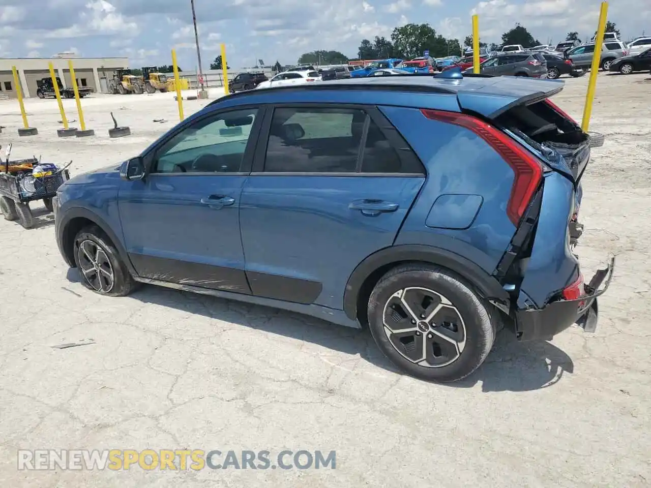 2 Photograph of a damaged car KNDCR3LE5R5203266 KIA NIRO 2024