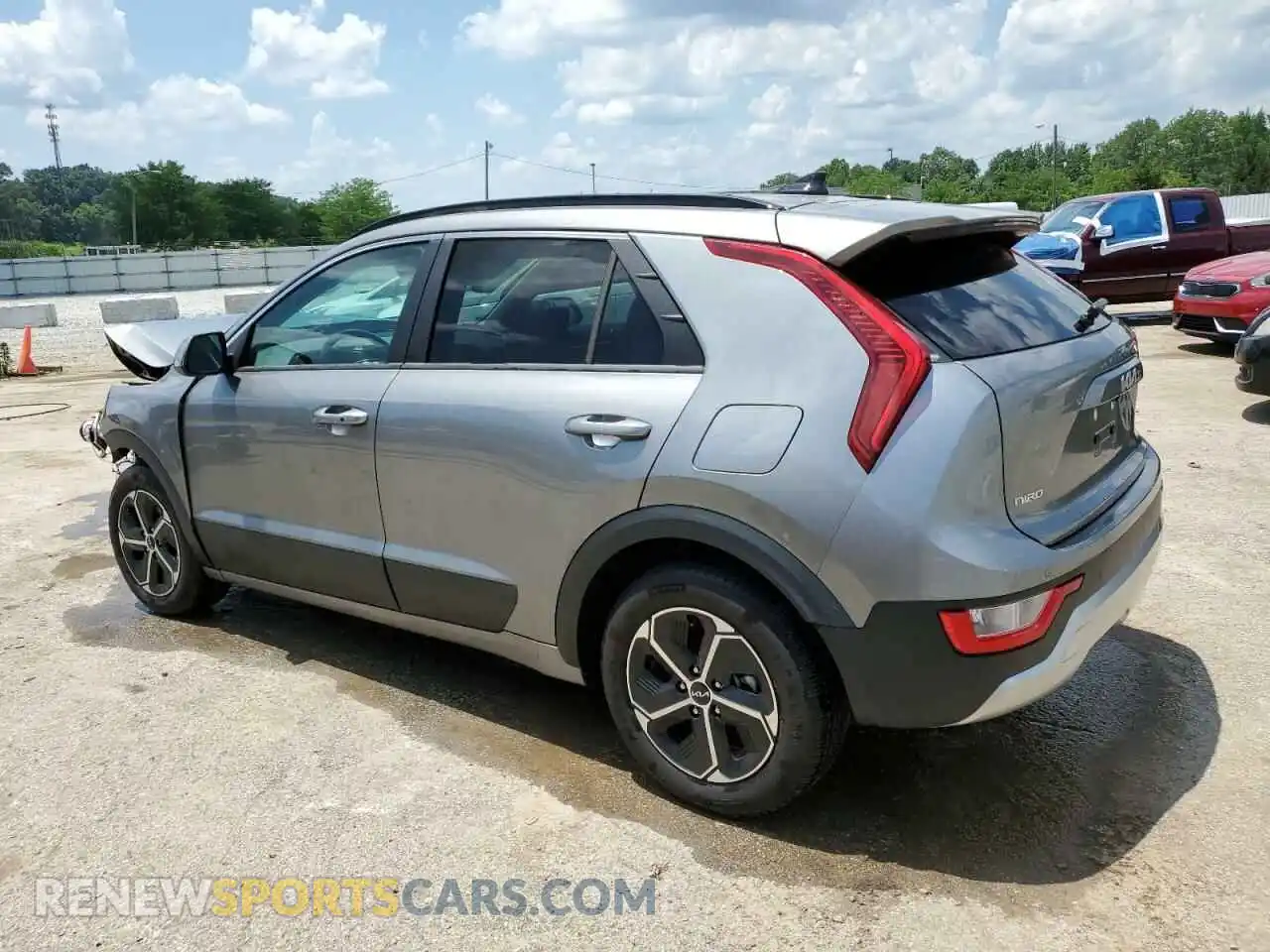 2 Photograph of a damaged car KNDCR3LE8R5156735 KIA NIRO 2024