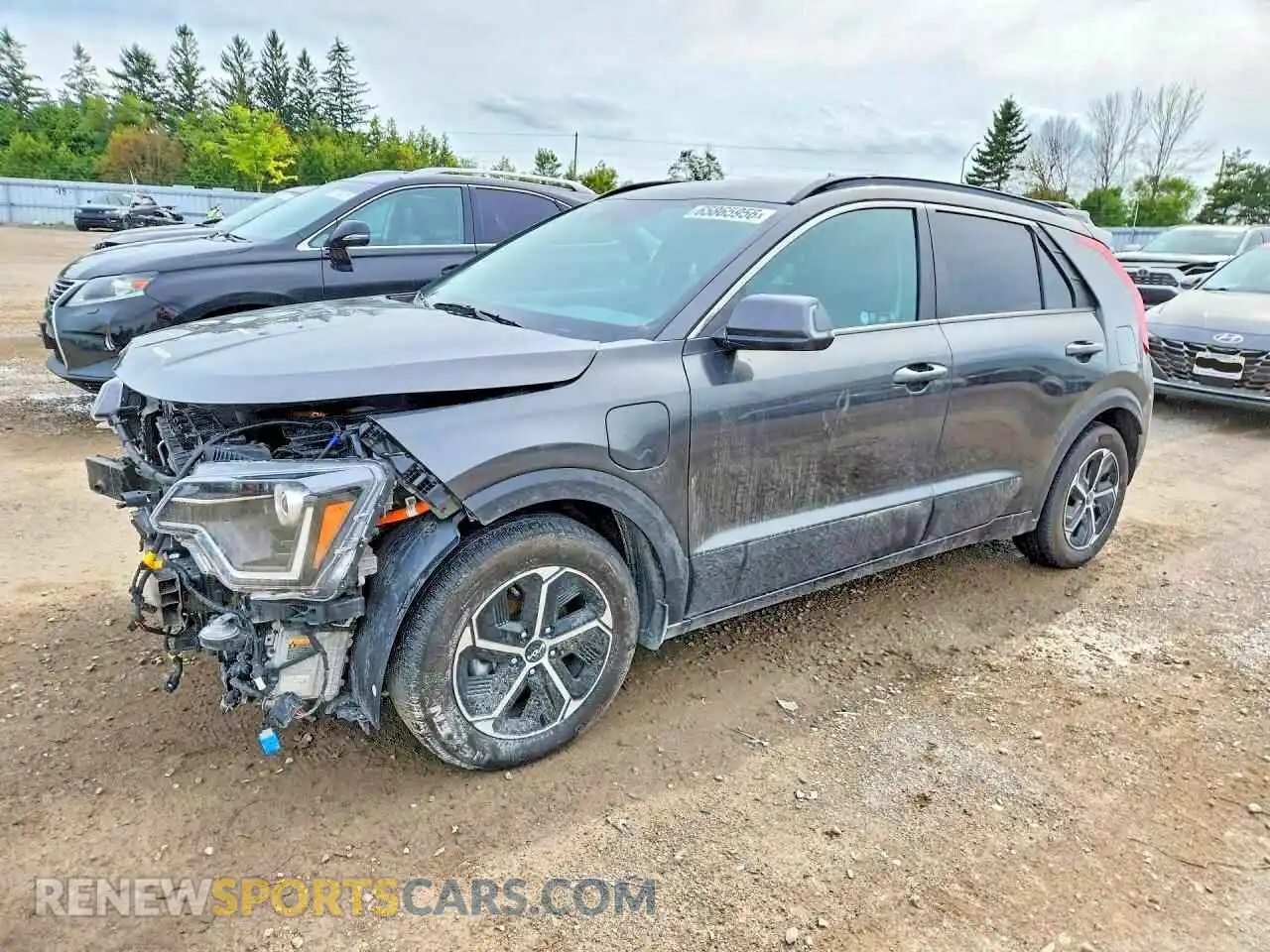 1 fotografías del automóvil dañado KNDCS3LF1R5183210 KIA NIRO 2024