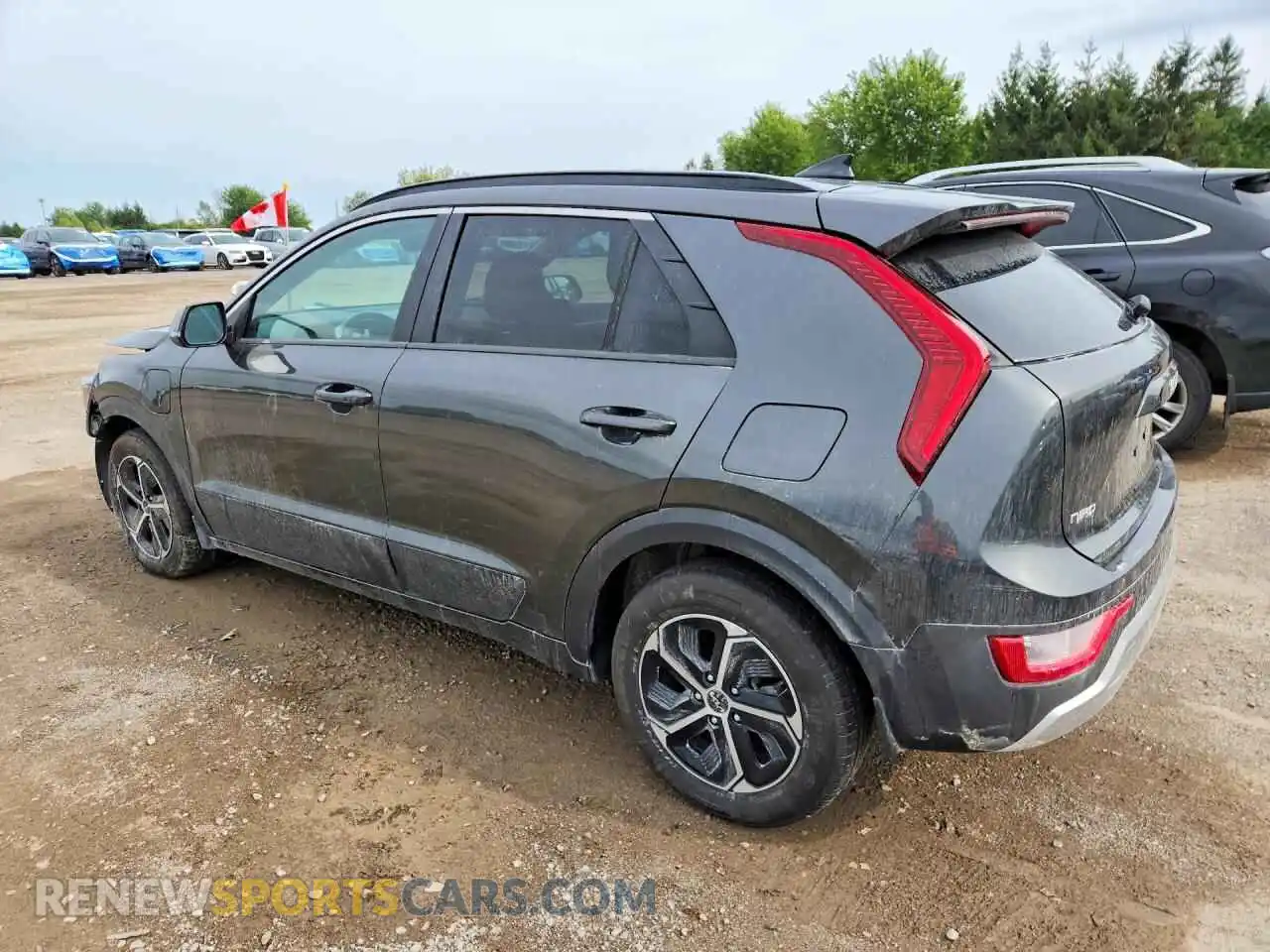 2 fotografías del automóvil dañado KNDCS3LF1R5183210 KIA NIRO 2024