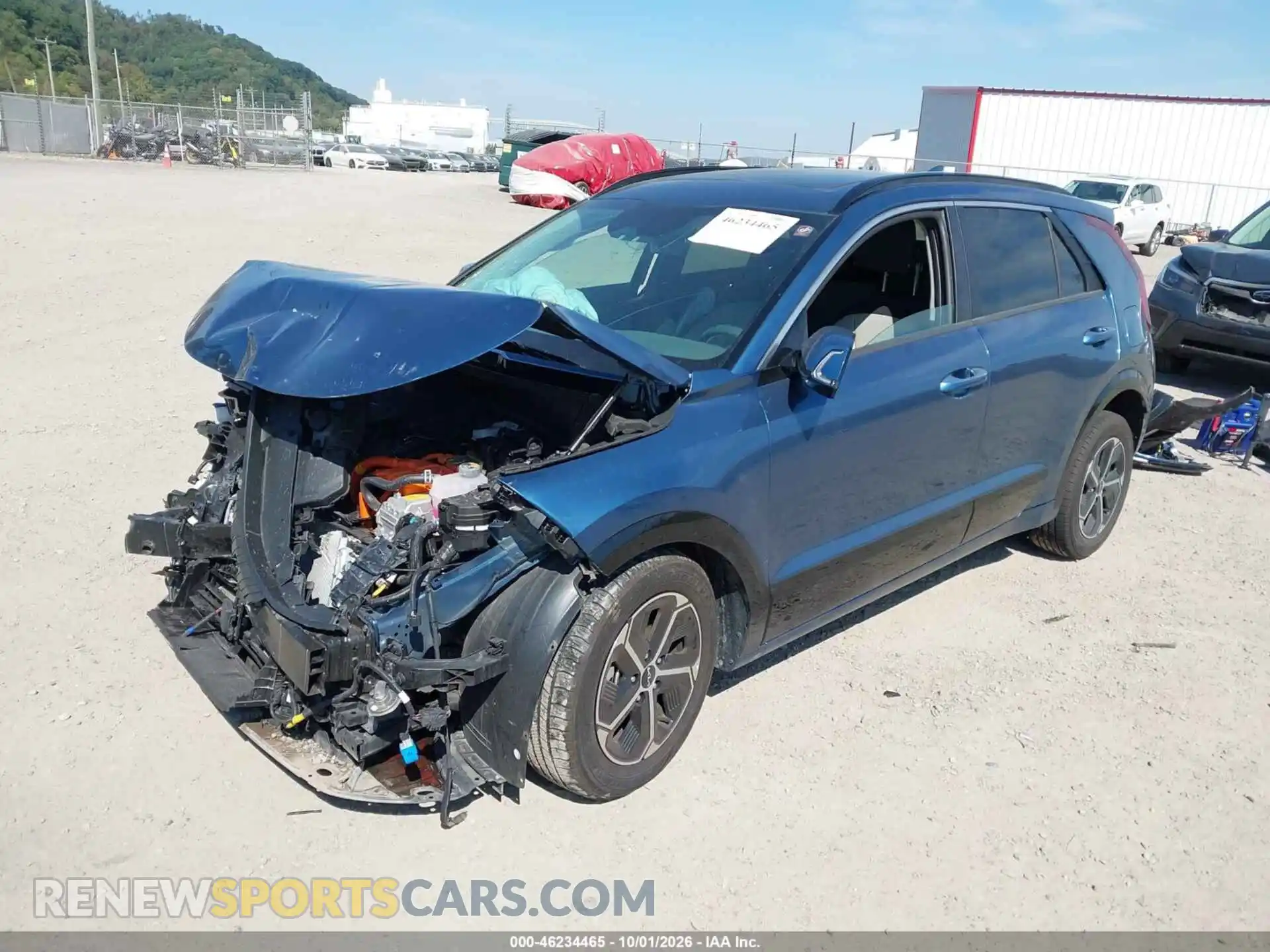 2 fotografías del automóvil dañado KNDCT3LE7R5135747 KIA NIRO 2024