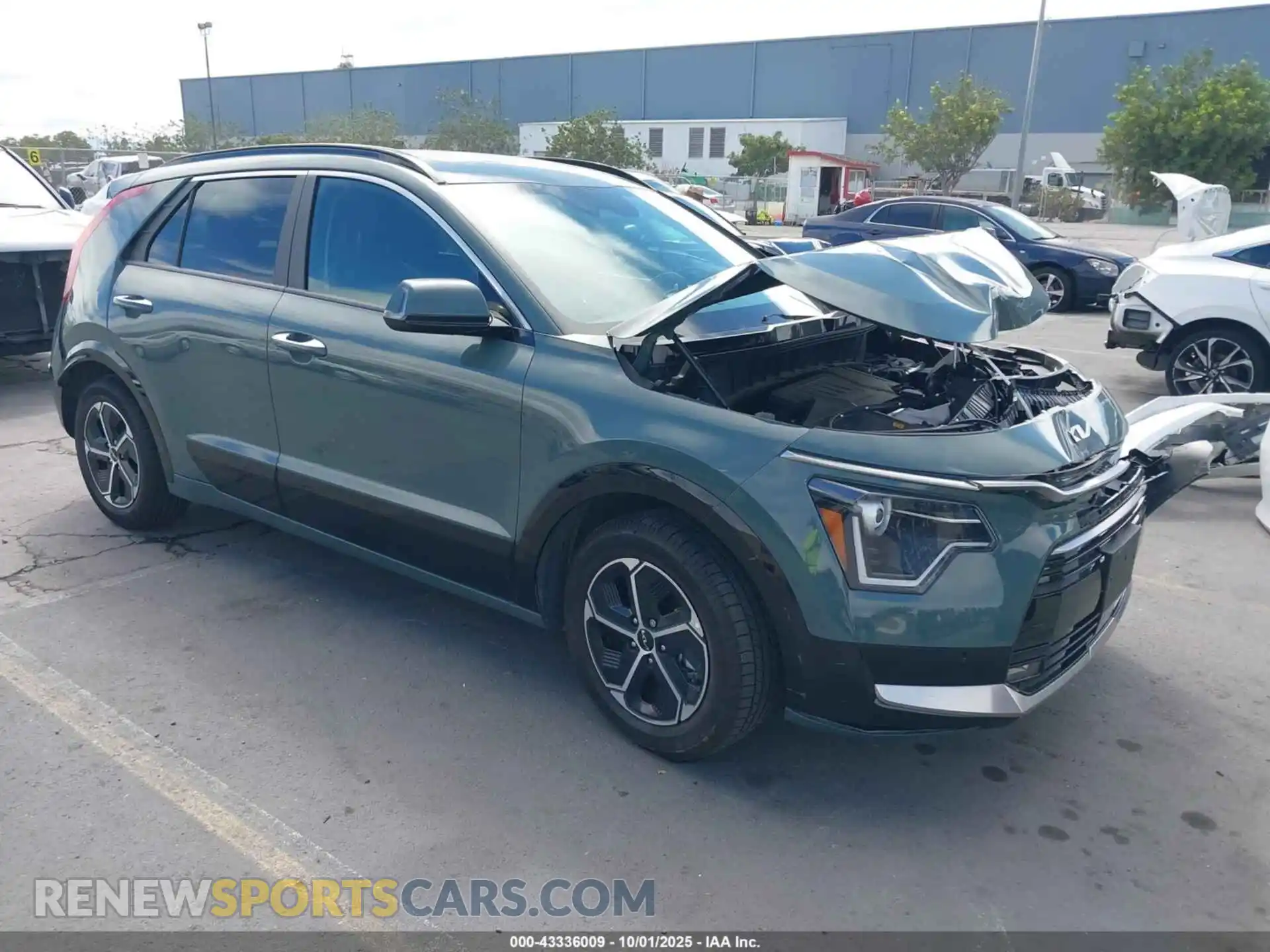 1 Photograph of a damaged car KNDCT3LE9R5136480 KIA NIRO 2024