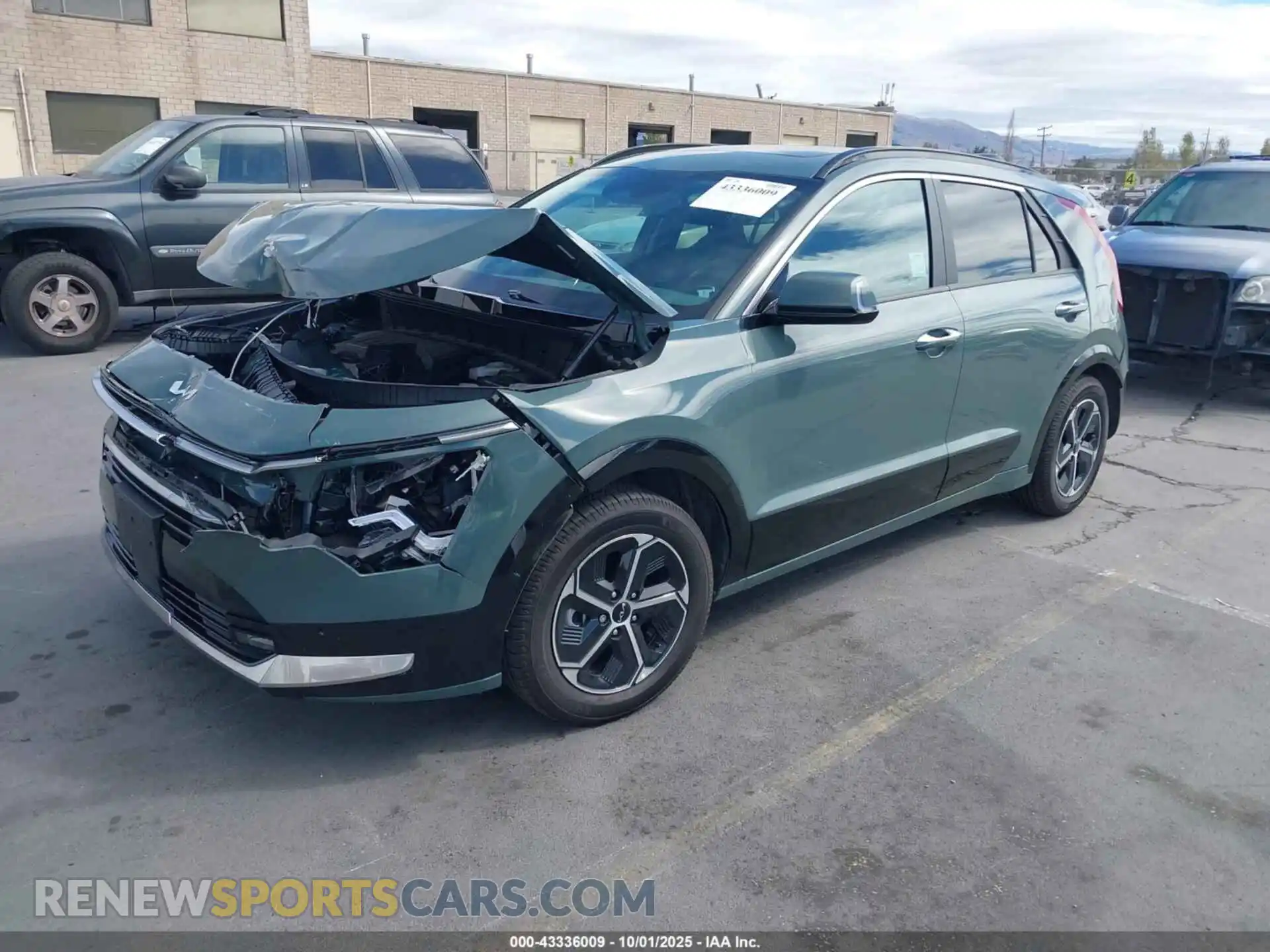 2 Photograph of a damaged car KNDCT3LE9R5136480 KIA NIRO 2024