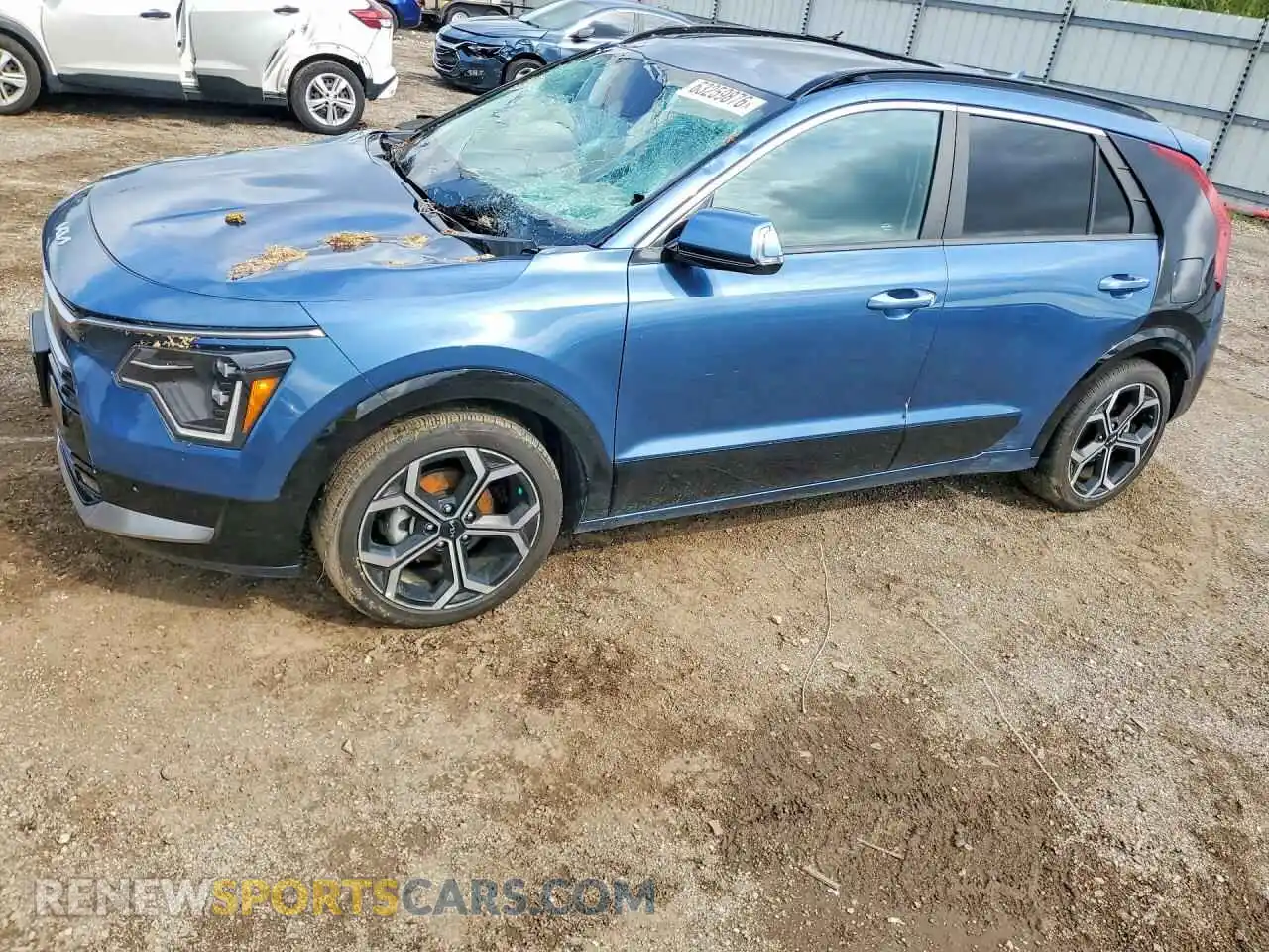 1 Photograph of a damaged car KNDCT3LE9S5217050 KIA NIRO 2025
