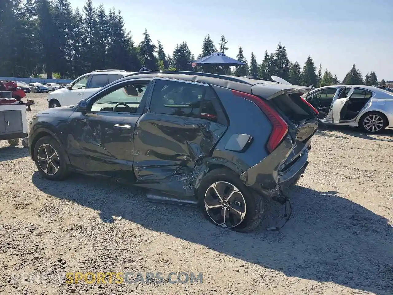2 Photograph of a damaged car KNDCT3LE9S5273313 KIA NIRO 2025