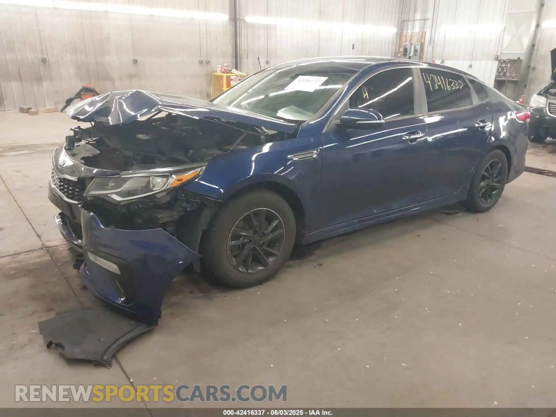 2 Photograph of a damaged car 5XXGT4L30KG364357 KIA OPTIMA 2019