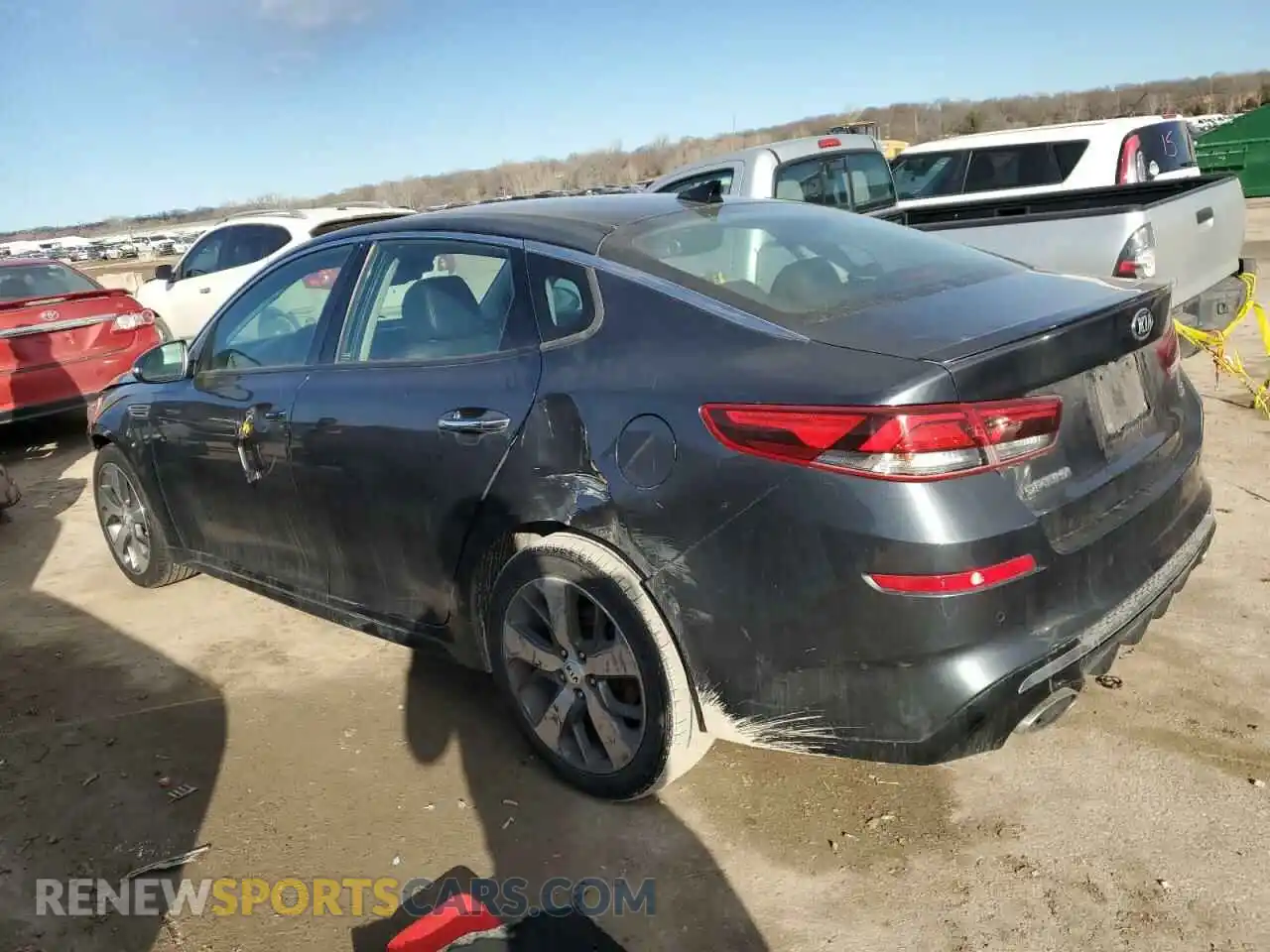 2 Photograph of a damaged car 5XXGT4L30KG377044 KIA OPTIMA 2019