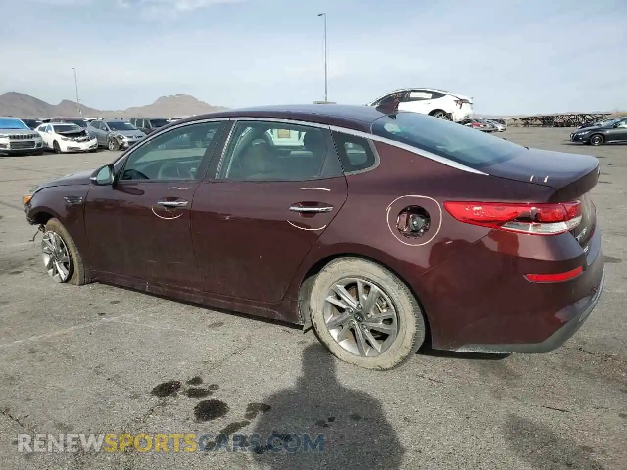 2 Photograph of a damaged car 5XXGT4L31KG282038 KIA OPTIMA 2019