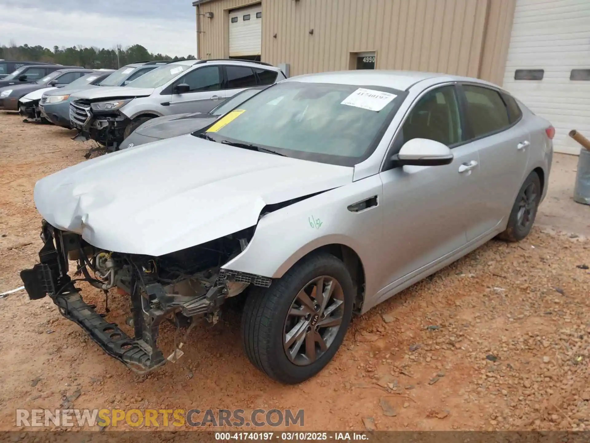 2 Photograph of a damaged car 5XXGT4L31KG323493 KIA OPTIMA 2019