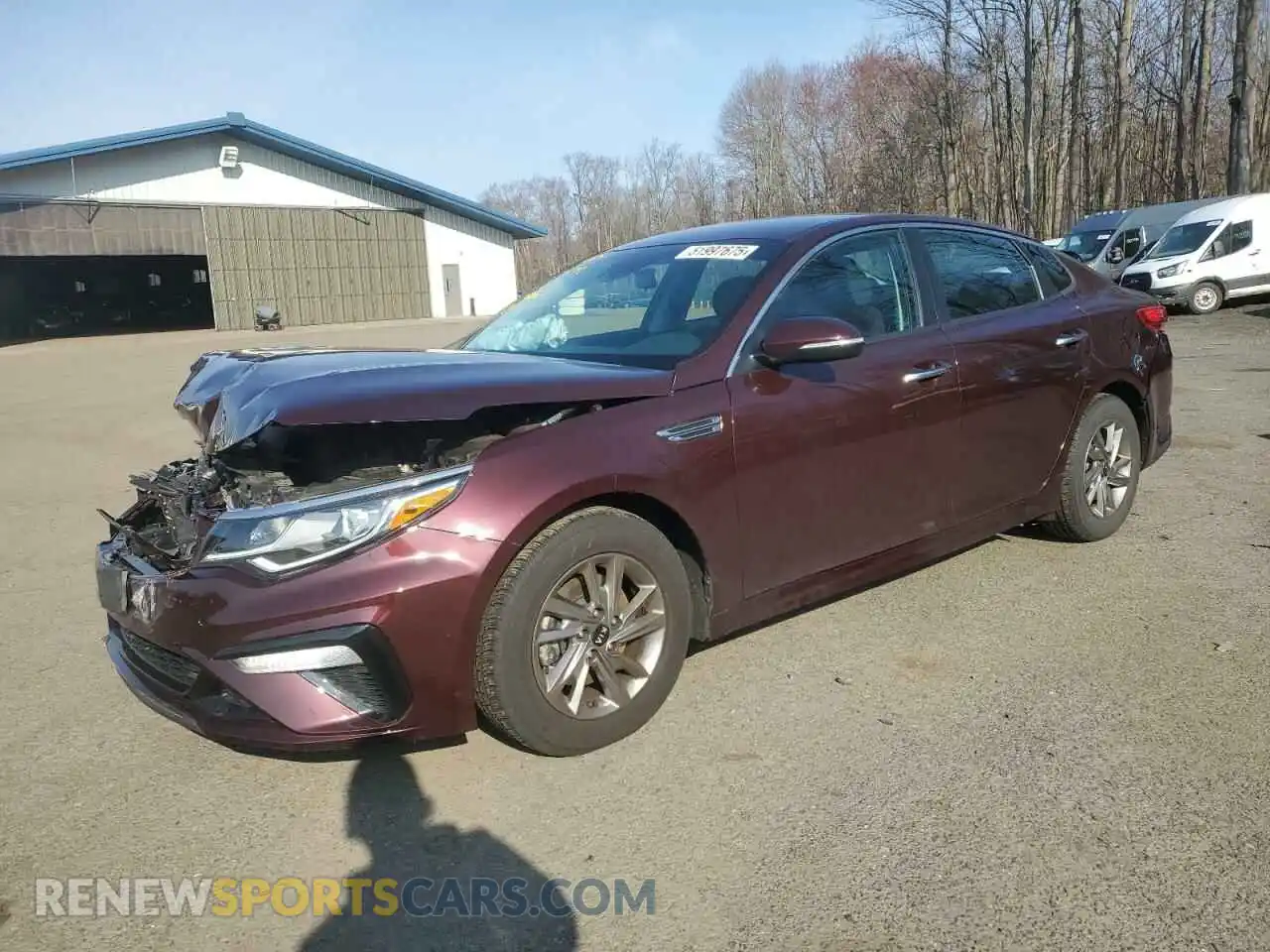 1 Photograph of a damaged car 5XXGT4L31KG332341 KIA OPTIMA 2019