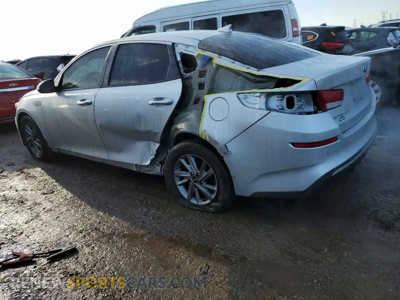2 Photograph of a damaged car 5XXGT4L31KG344103 KIA OPTIMA 2019