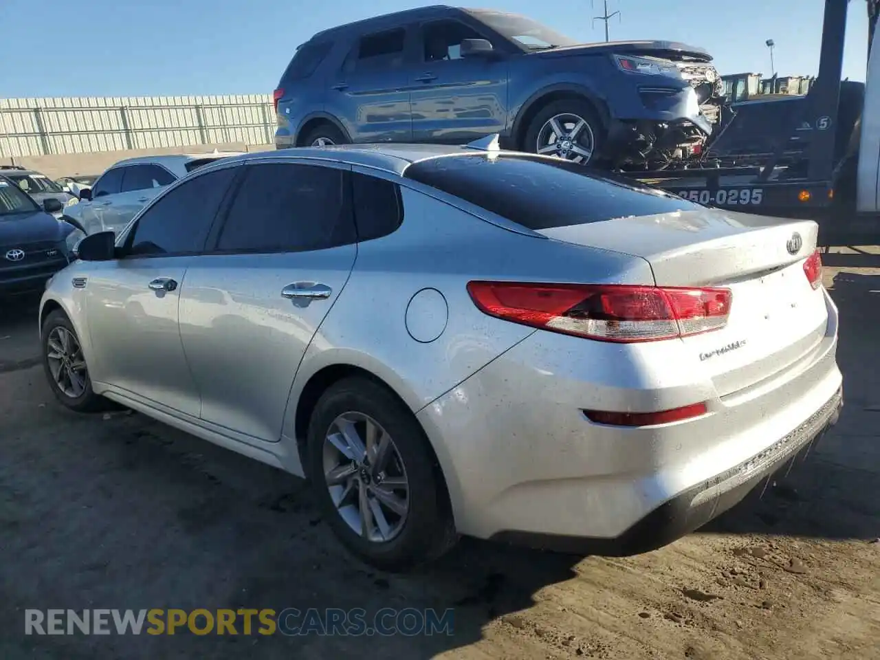 2 Photograph of a damaged car 5XXGT4L31KG378204 KIA OPTIMA 2019