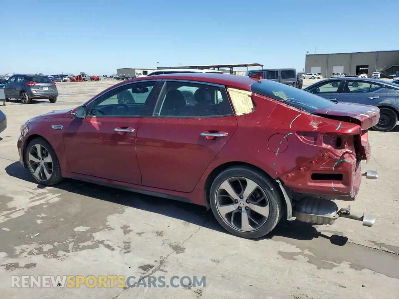 2 Photograph of a damaged car 5XXGT4L32KG360178 KIA OPTIMA 2019