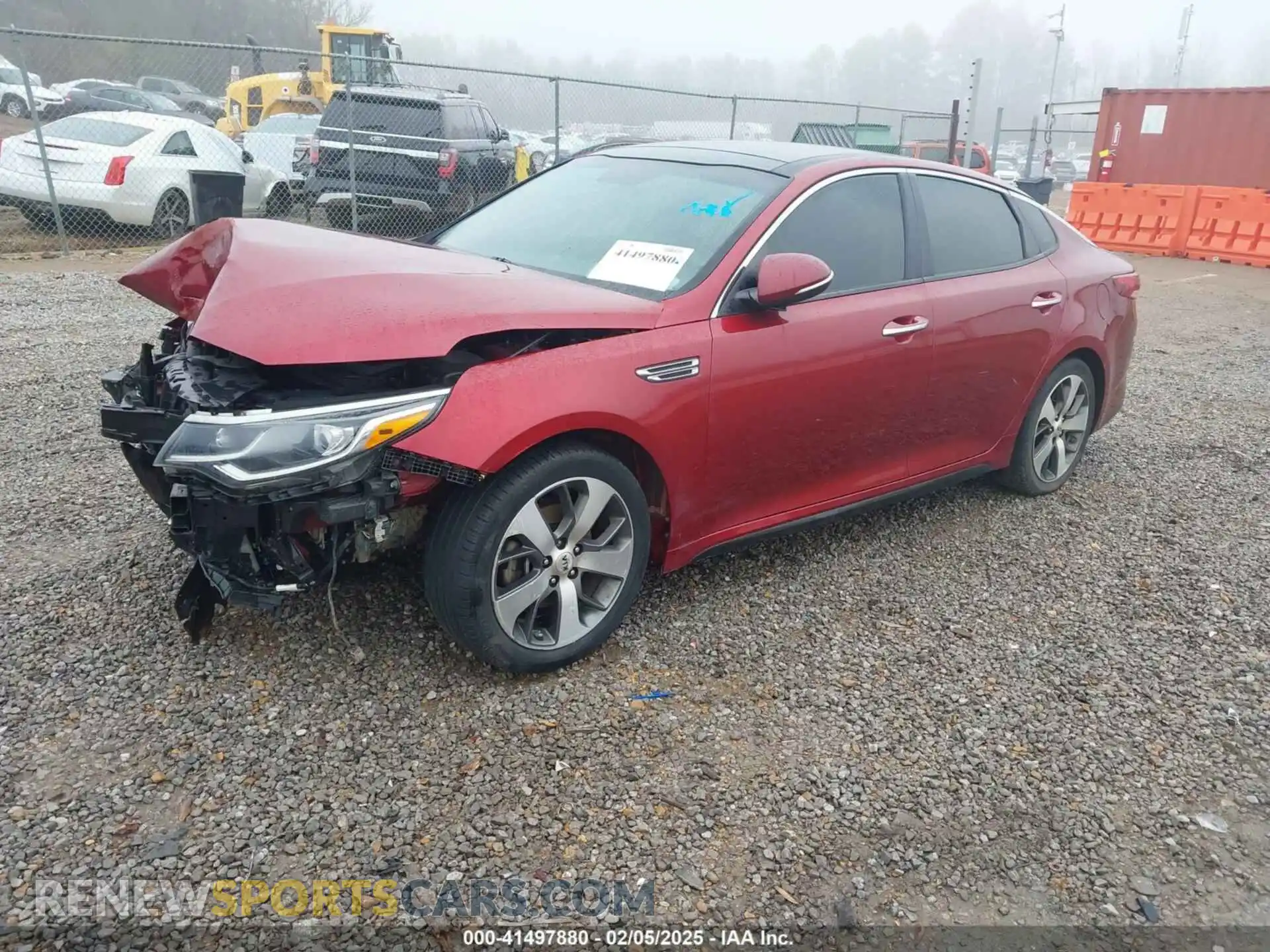 2 Photograph of a damaged car 5XXGT4L32KG360570 KIA OPTIMA 2019