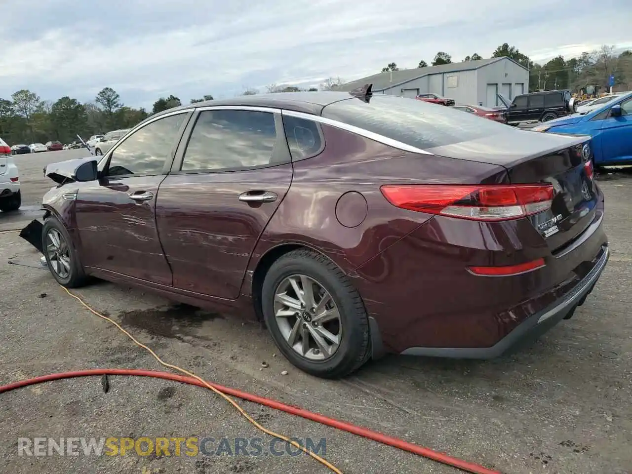 2 fotografías del automóvil dañado 5XXGT4L33KG342031 KIA OPTIMA 2019