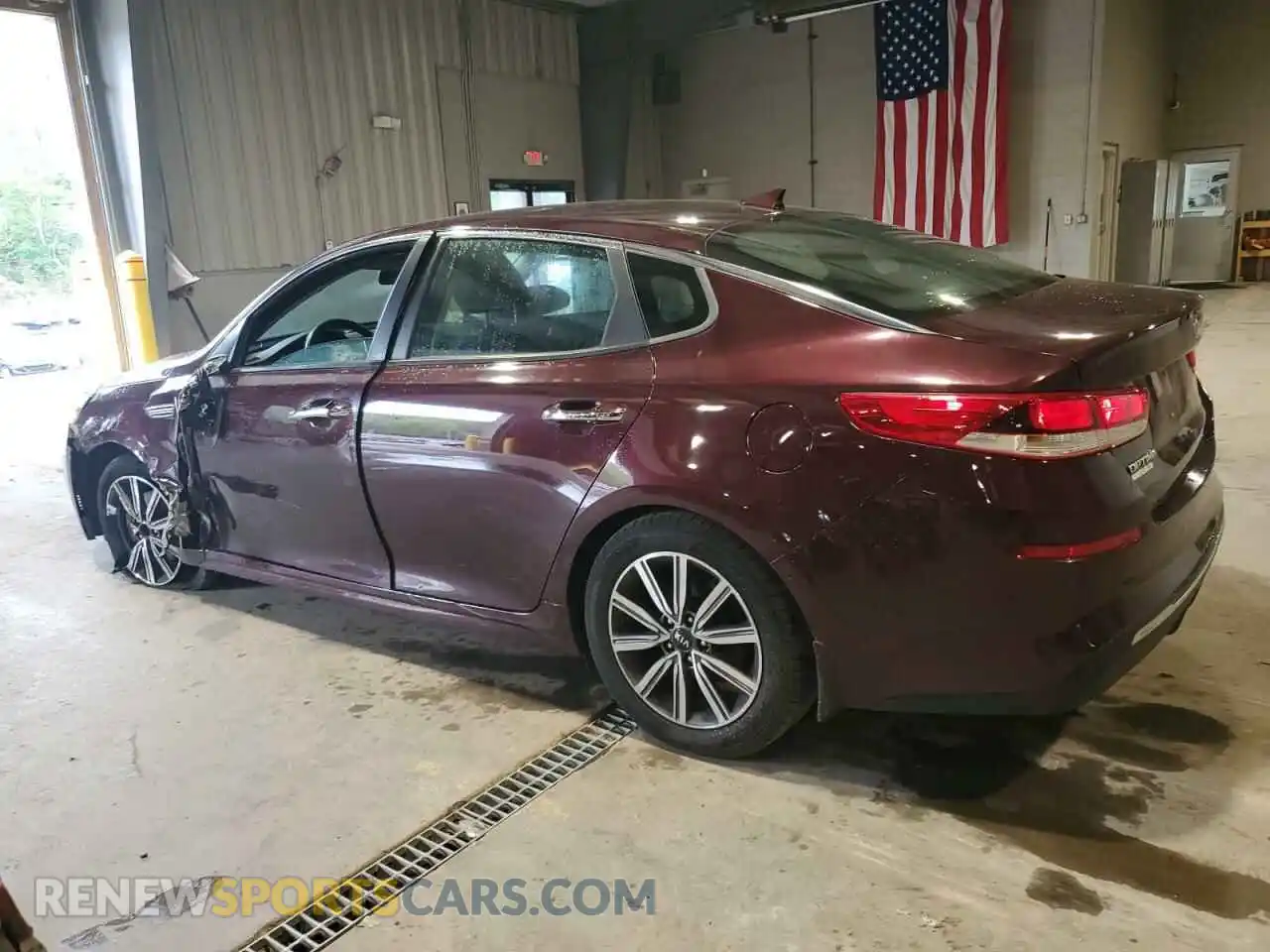 2 Photograph of a damaged car 5XXGT4L33KG356074 KIA OPTIMA 2019