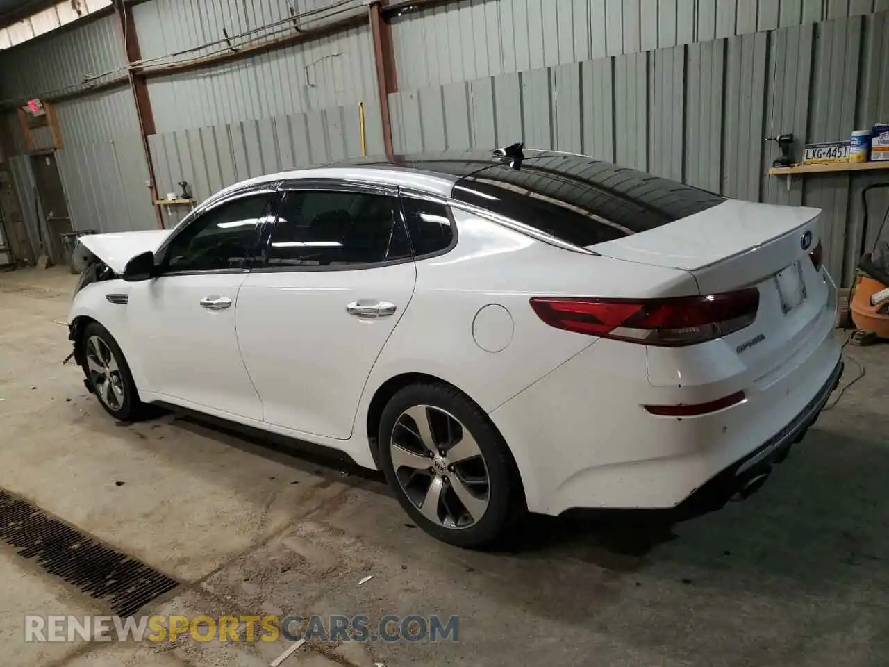 2 Photograph of a damaged car 5XXGT4L35KG370042 KIA OPTIMA 2019