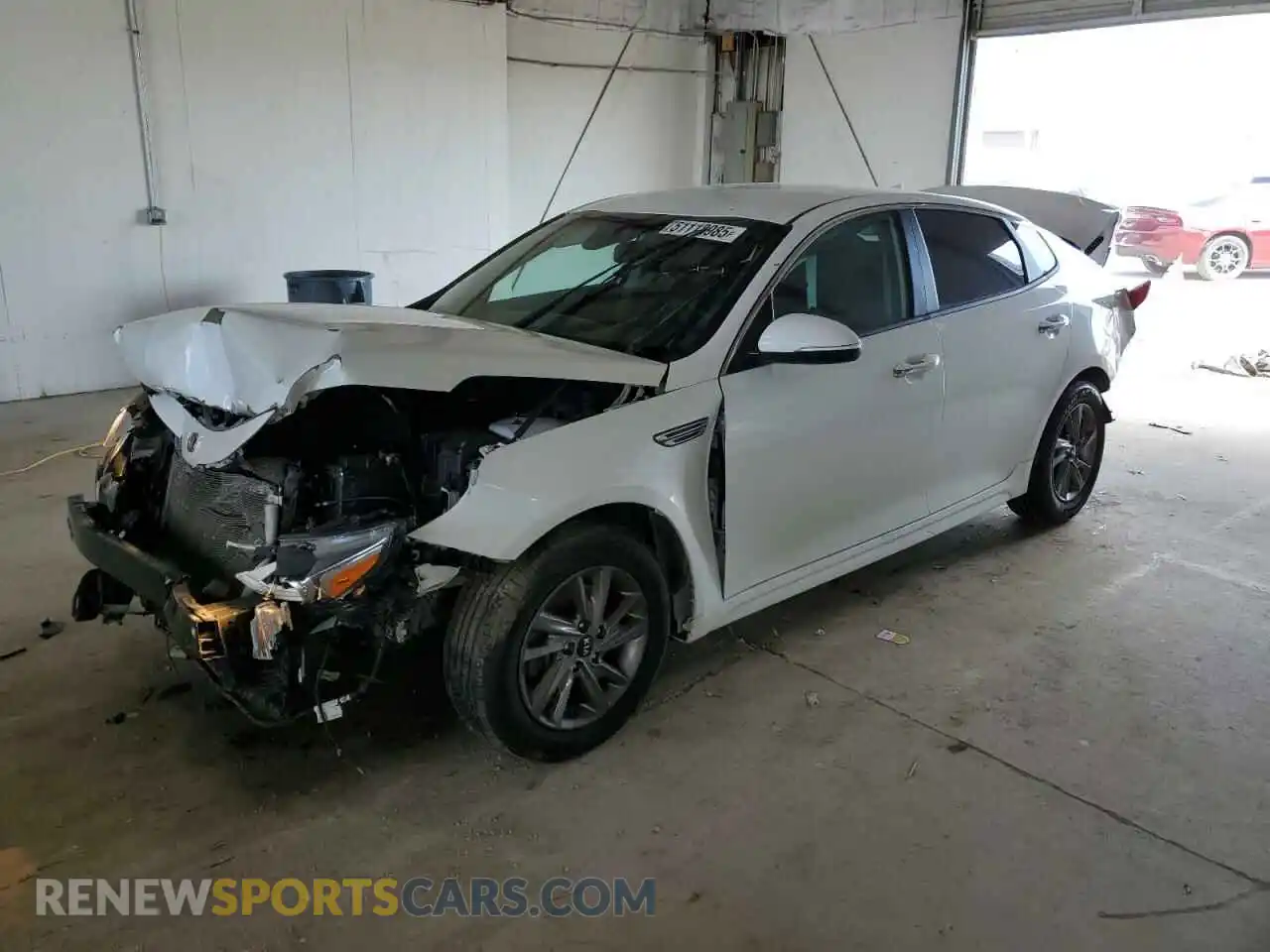 1 Photograph of a damaged car 5XXGT4L36KG310707 KIA OPTIMA 2019