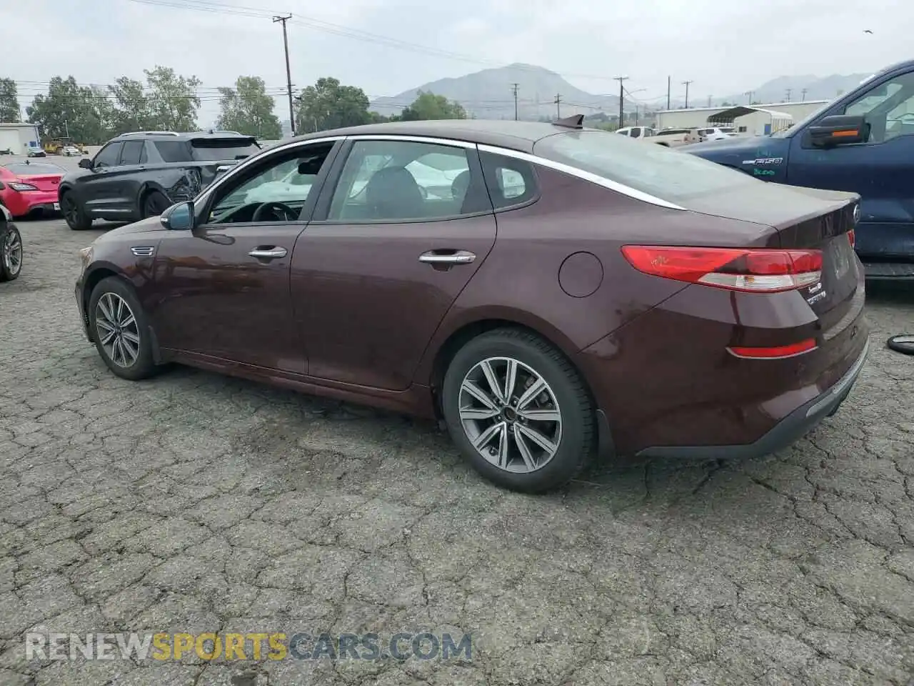 2 Photograph of a damaged car 5XXGT4L36KG367604 KIA OPTIMA 2019