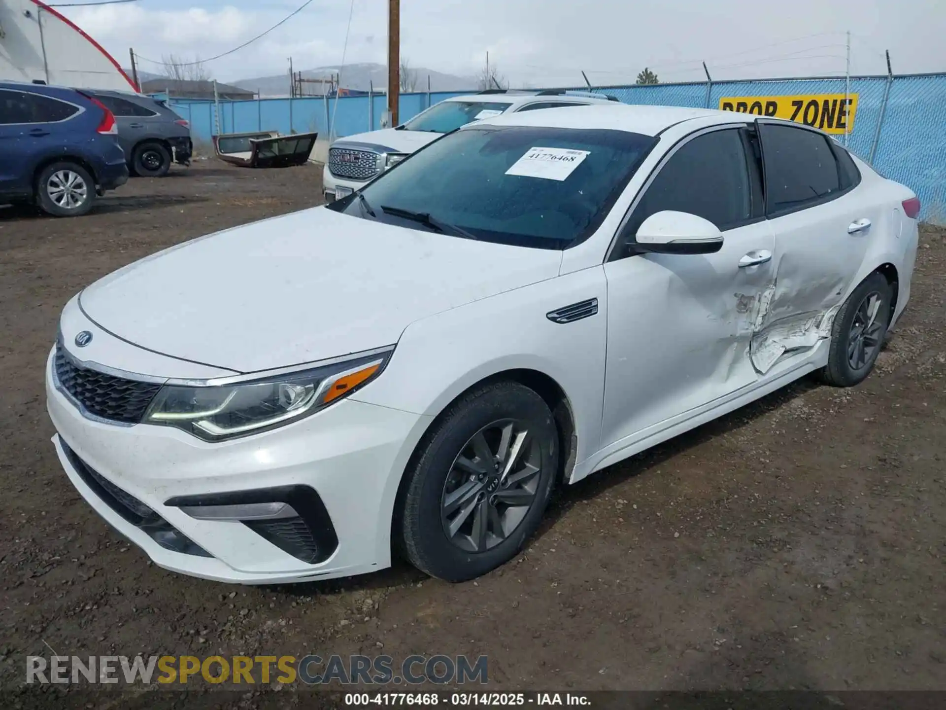 2 Photograph of a damaged car 5XXGT4L36KG371992 KIA OPTIMA 2019