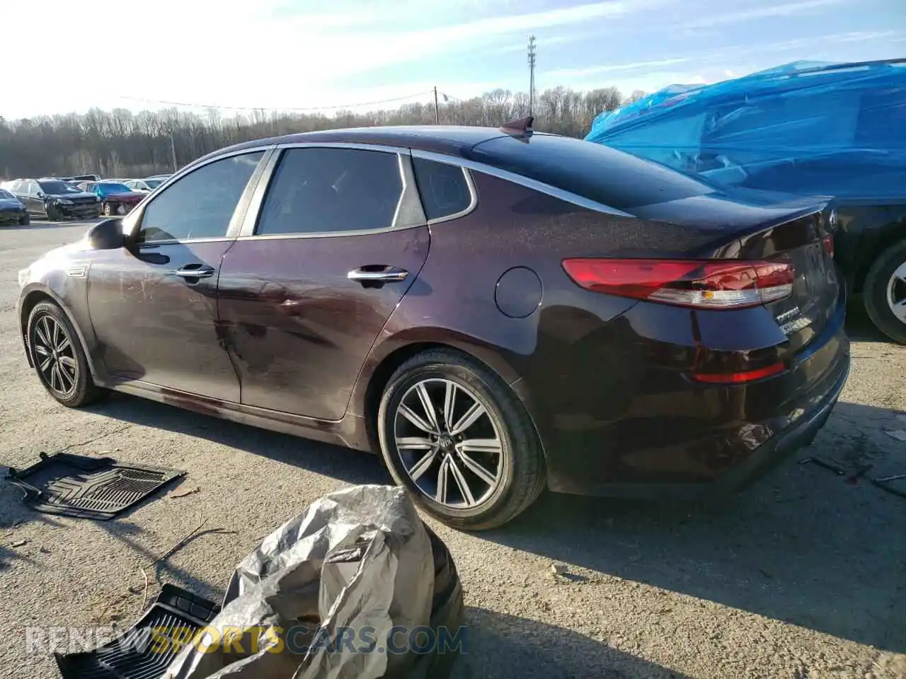 2 Photograph of a damaged car 5XXGT4L37KG363058 KIA OPTIMA 2019