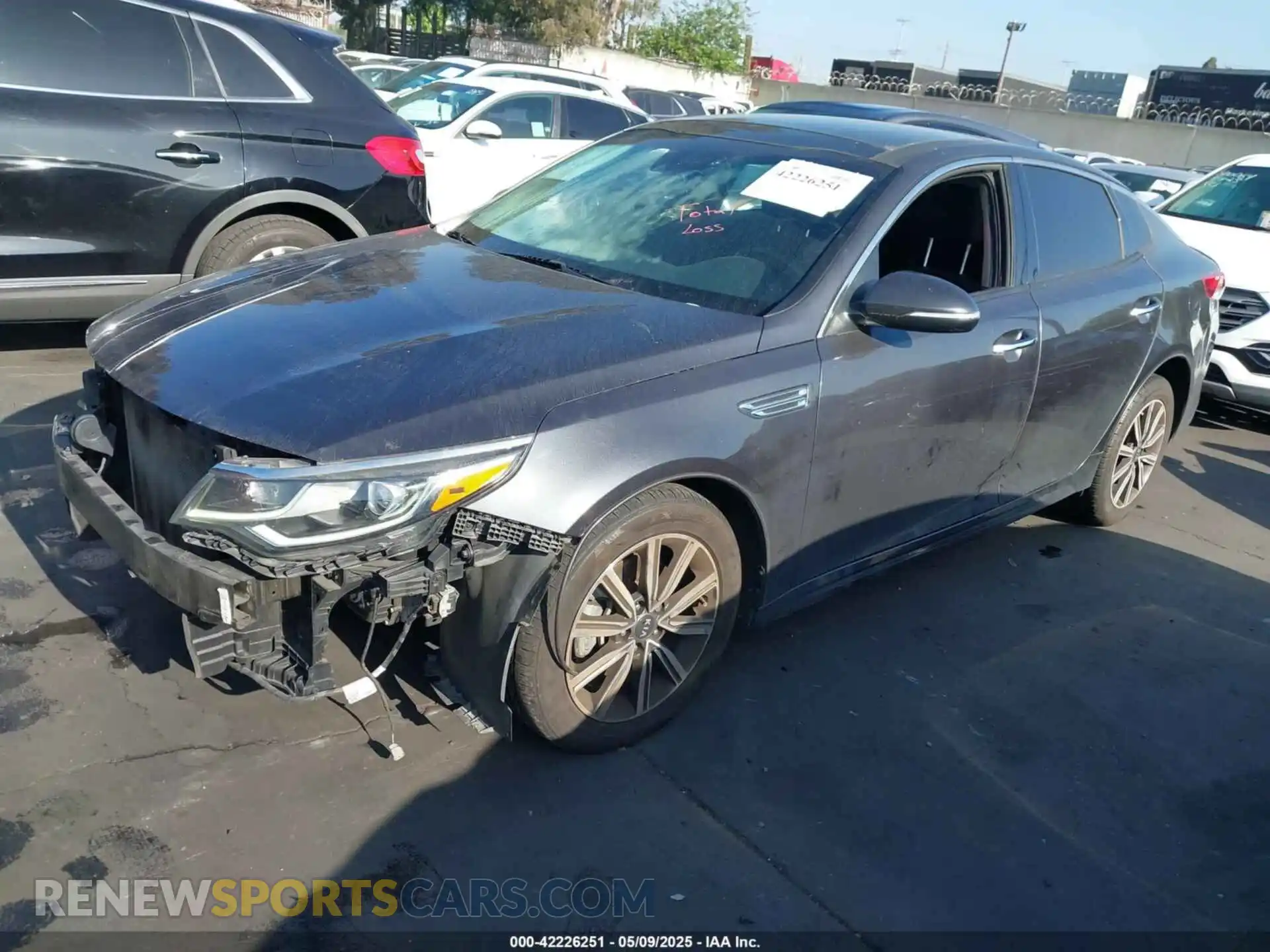 2 Photograph of a damaged car 5XXGT4L38KG319215 KIA OPTIMA 2019