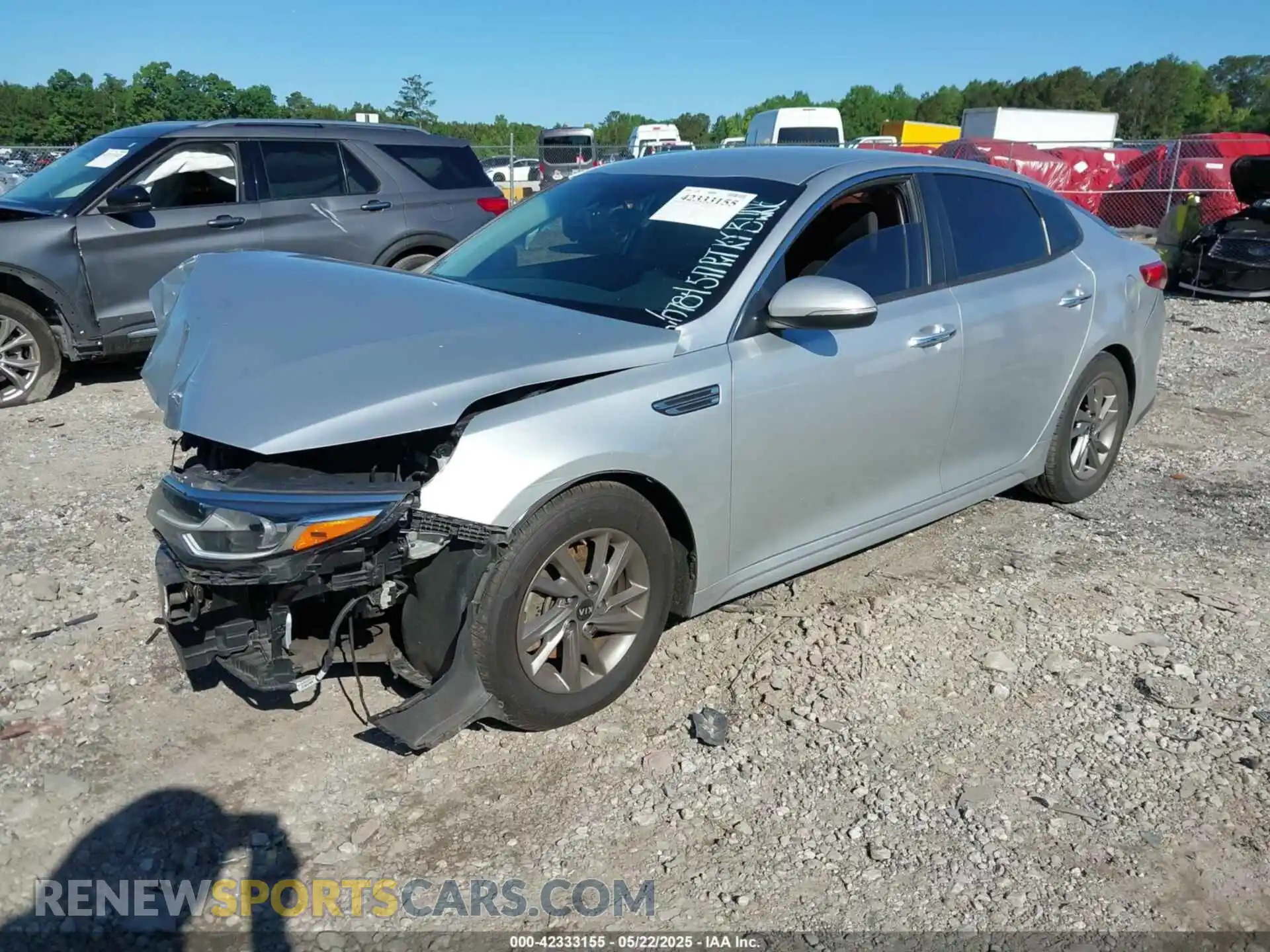 2 Photograph of a damaged car 5XXGT4L38KG320784 KIA OPTIMA 2019