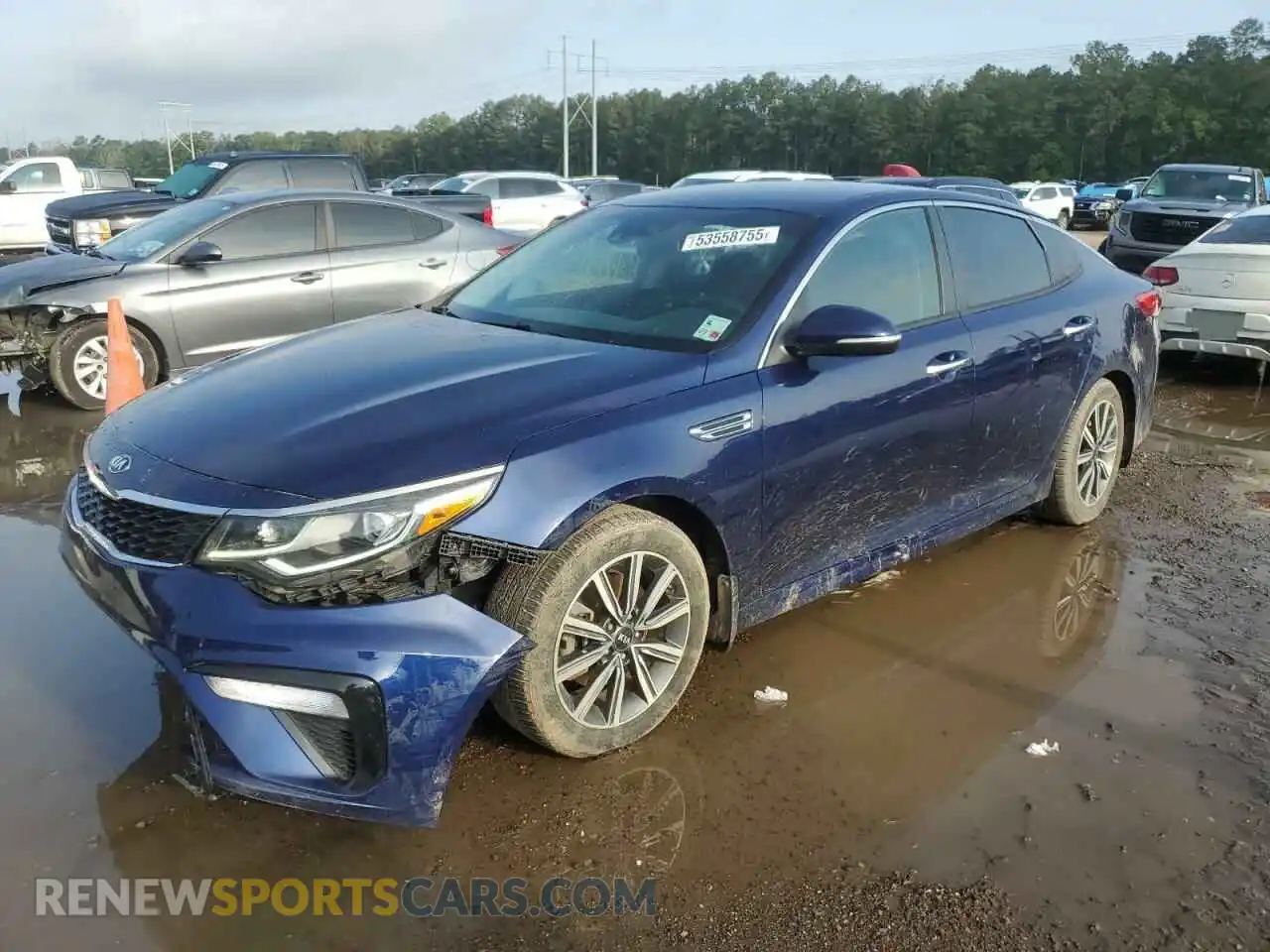 1 Photograph of a damaged car 5XXGT4L38KG359357 KIA OPTIMA 2019