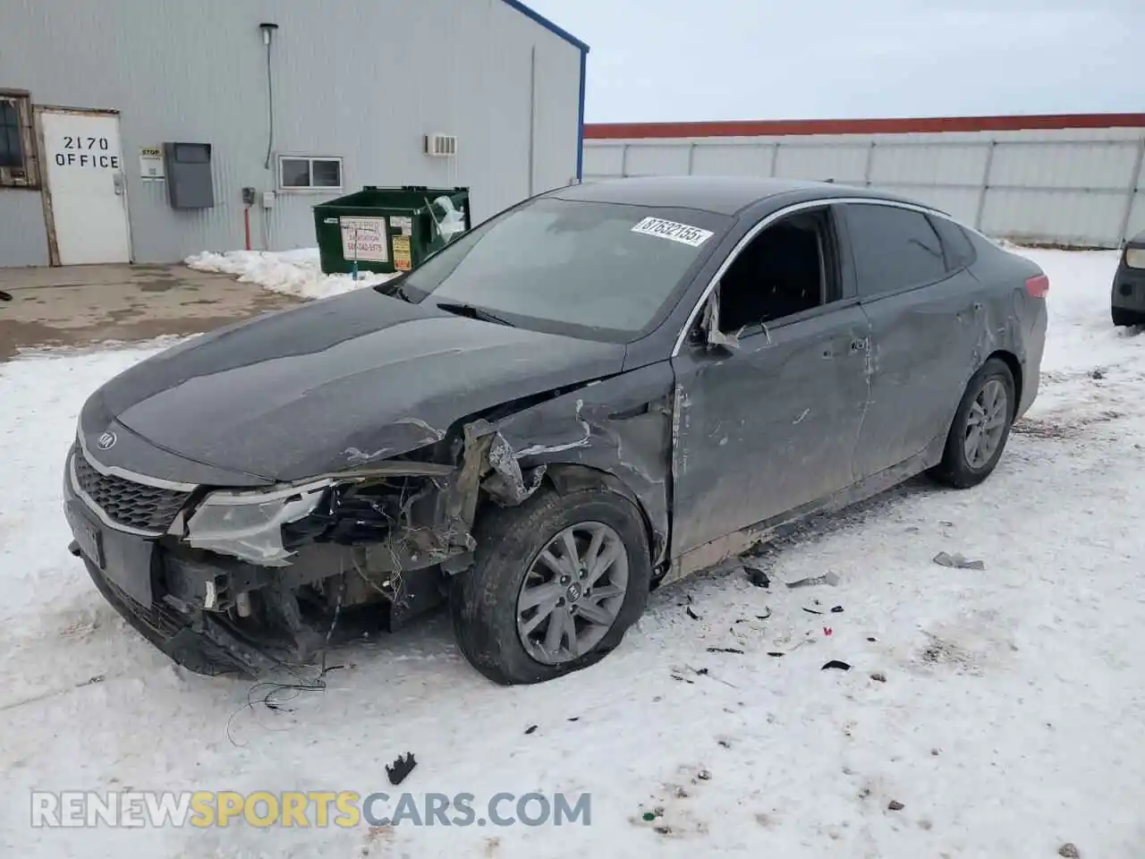 1 Photograph of a damaged car 5XXGT4L39KG285558 KIA OPTIMA 2019