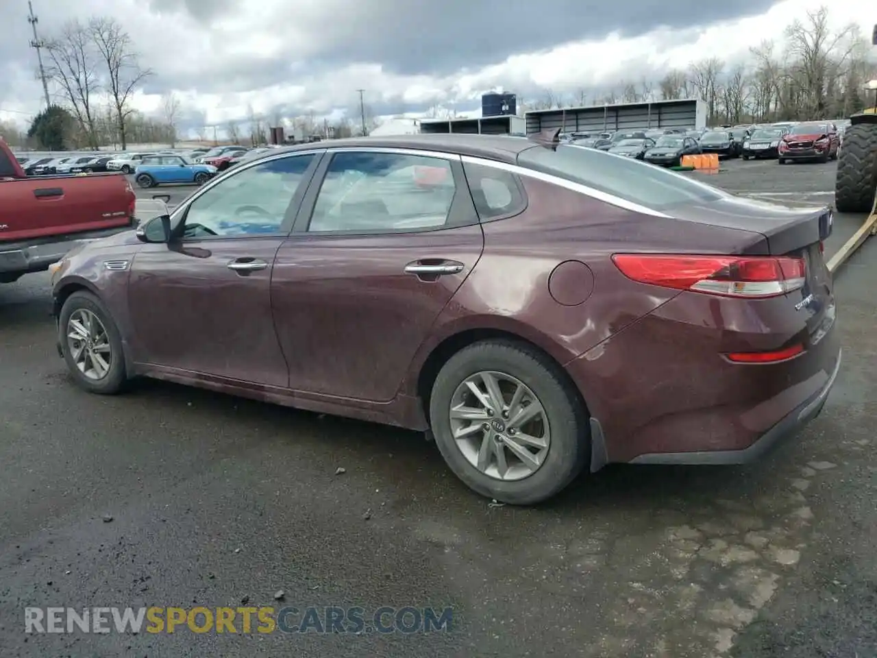 2 Photograph of a damaged car 5XXGT4L39KG308417 KIA OPTIMA 2019