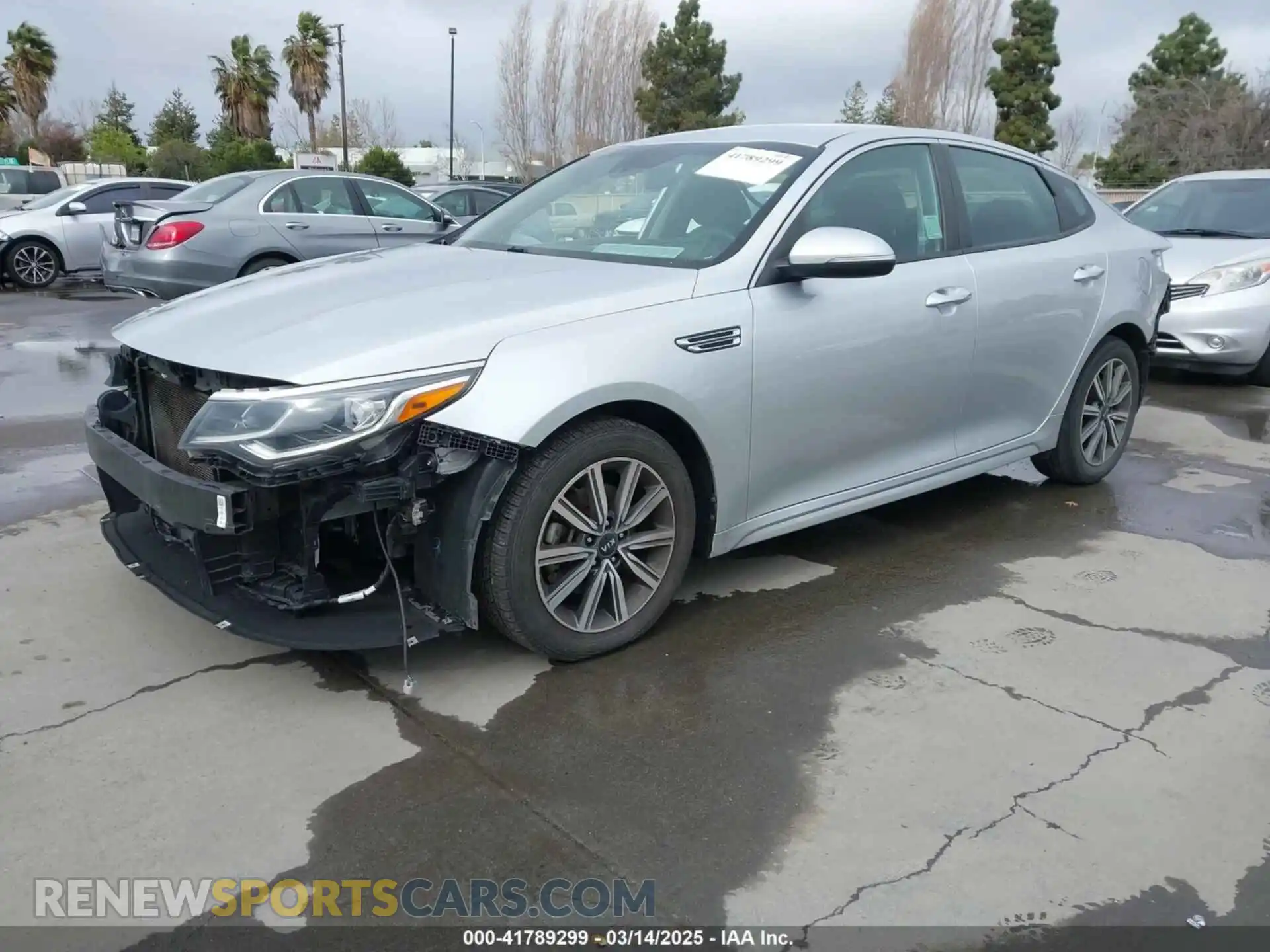 2 Photograph of a damaged car 5XXGT4L39KG368570 KIA OPTIMA 2019