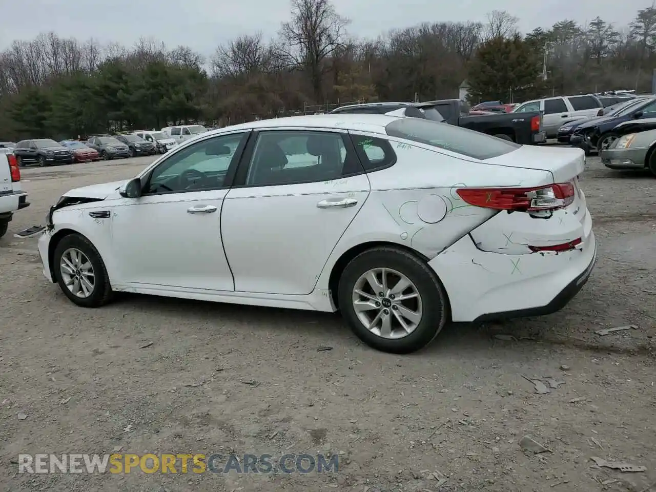 2 Photograph of a damaged car 5XXGT4L3XKG278022 KIA OPTIMA 2019