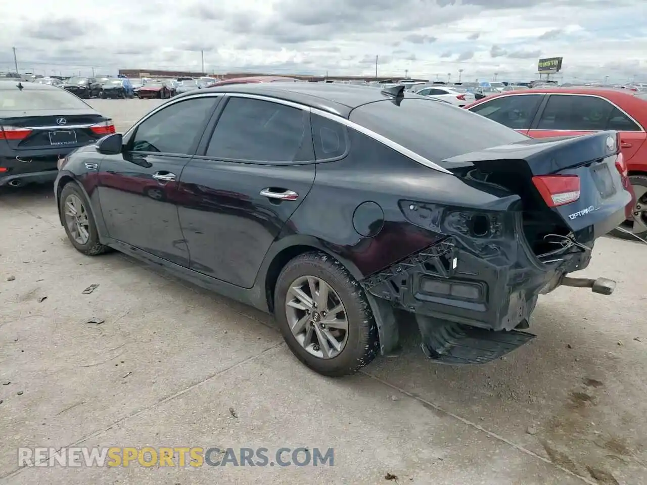 2 Photograph of a damaged car 5XXGT4L3XKG307325 KIA OPTIMA 2019
