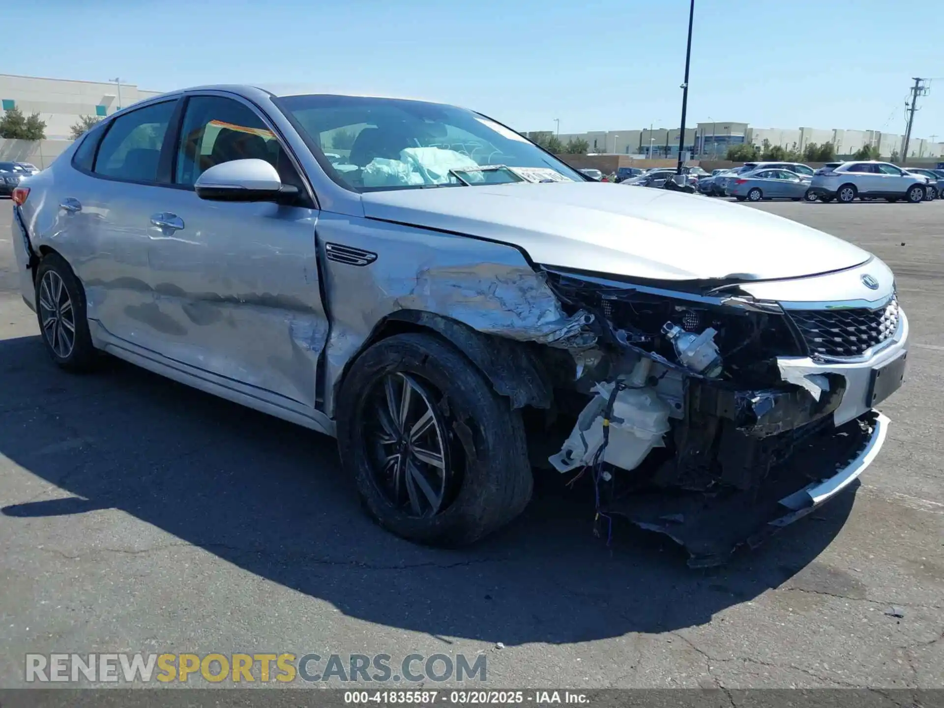 1 Photograph of a damaged car 5XXGT4L3XKG355357 KIA OPTIMA 2019