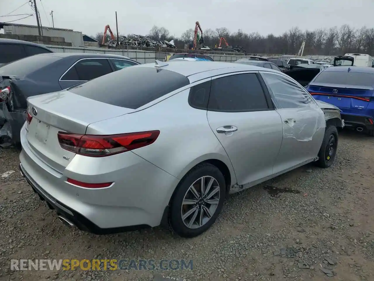 3 Photograph of a damaged car 5XXGU4L18KG343588 KIA OPTIMA 2019