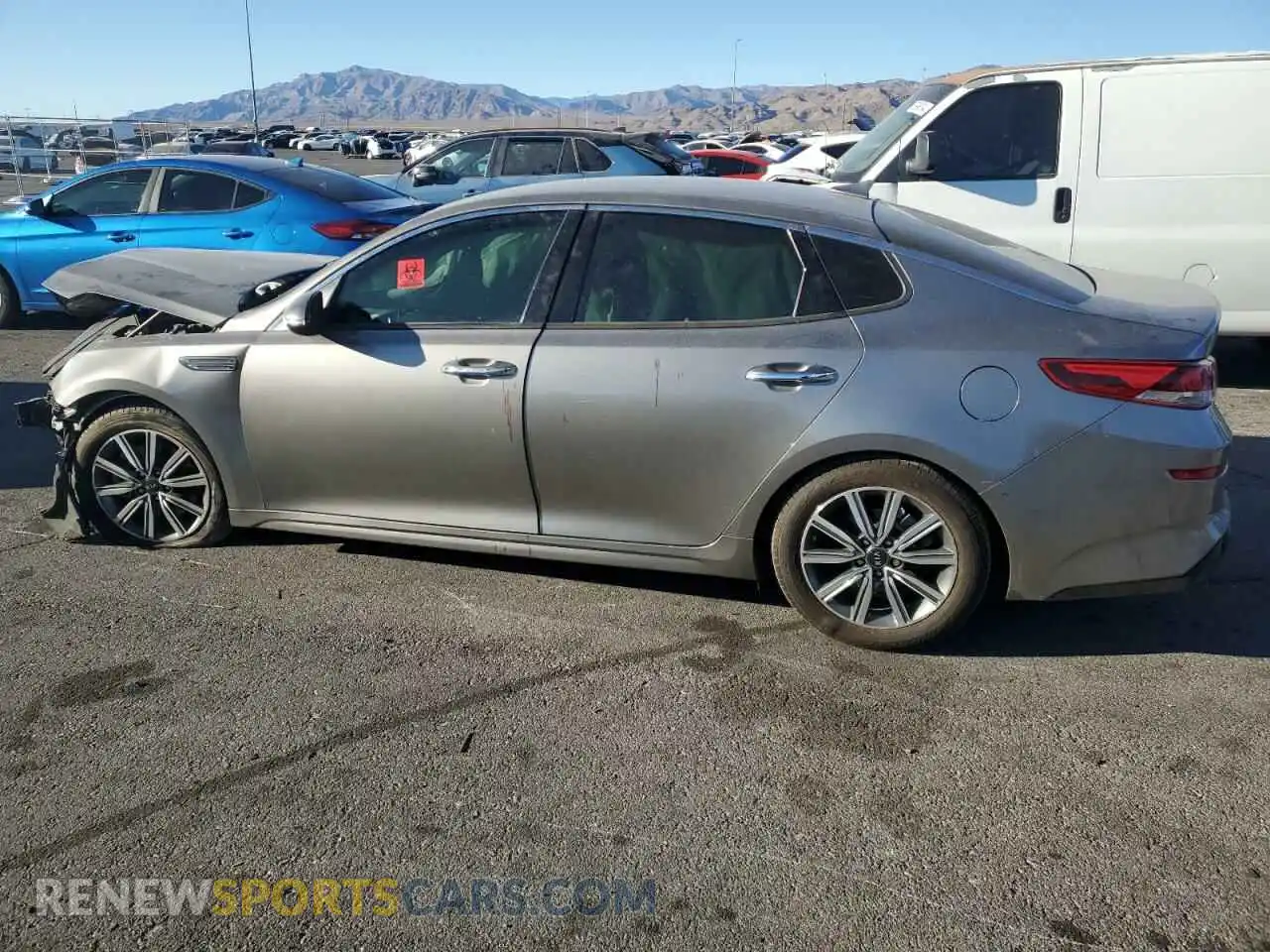 2 Photograph of a damaged car 5XXGU4L19KG291274 KIA OPTIMA 2019