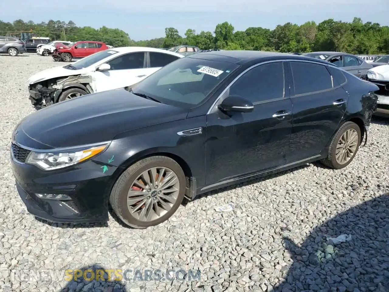 1 Photograph of a damaged car 5XXGV4L23KG319608 KIA OPTIMA 2019