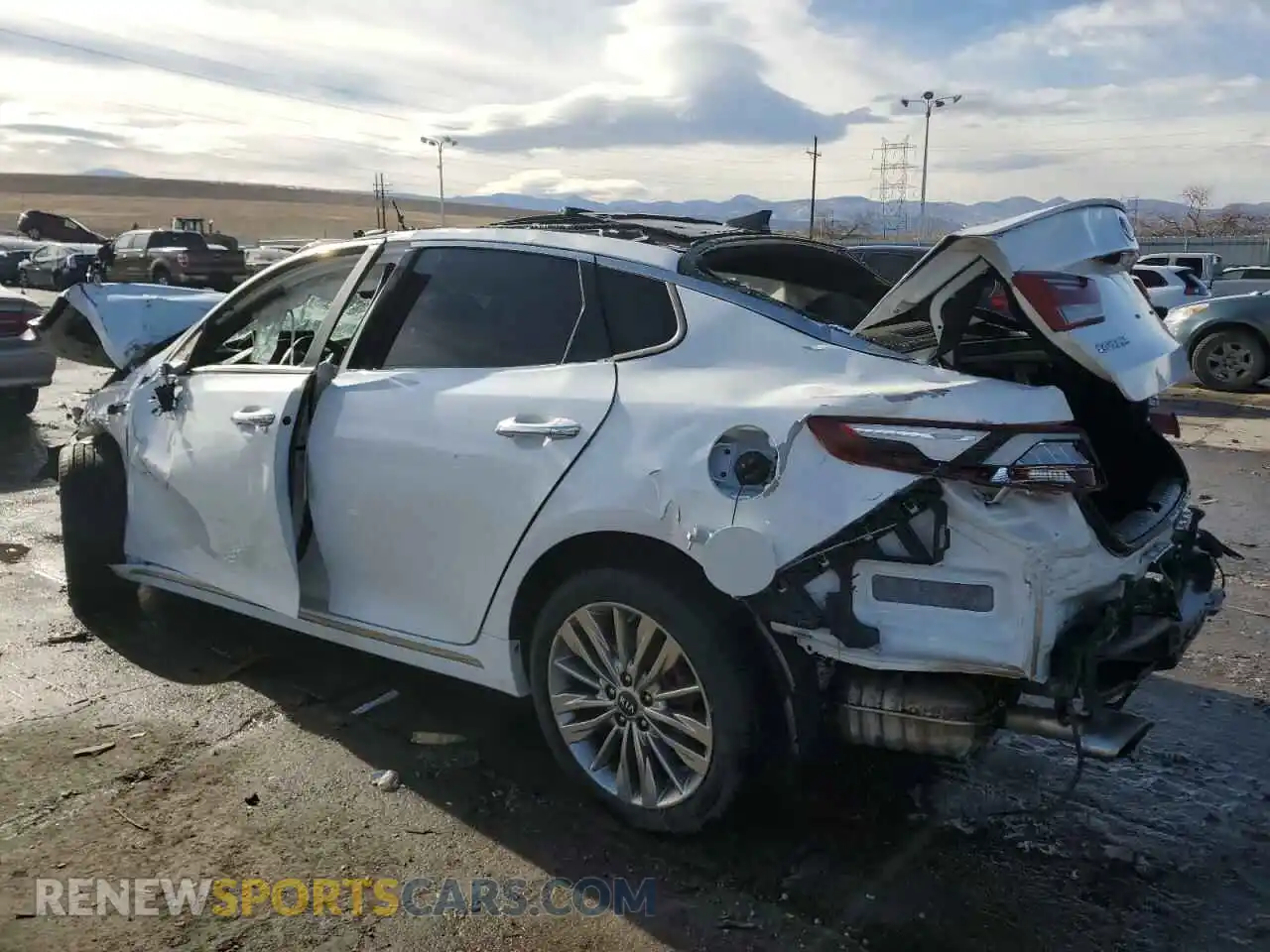 2 Photograph of a damaged car 5XXGV4L23KG326672 KIA OPTIMA 2019