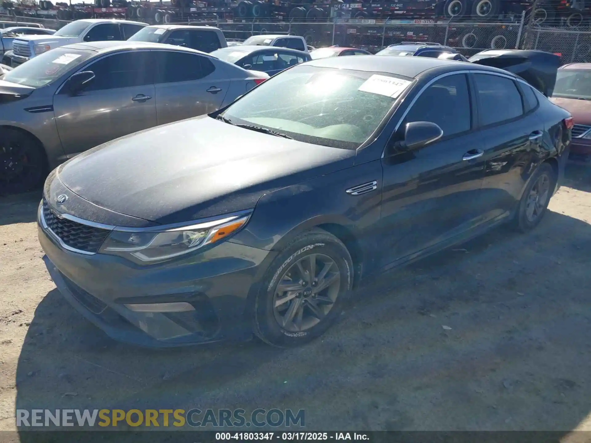 2 Photograph of a damaged car 5XXGT4L31LG385283 KIA OPTIMA 2020