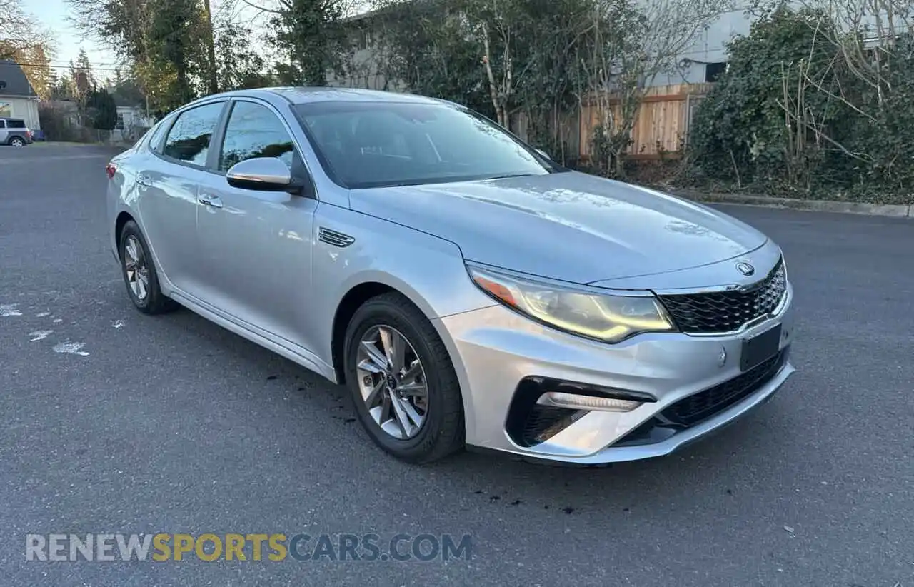 1 Photograph of a damaged car 5XXGT4L31LG444395 KIA OPTIMA 2020