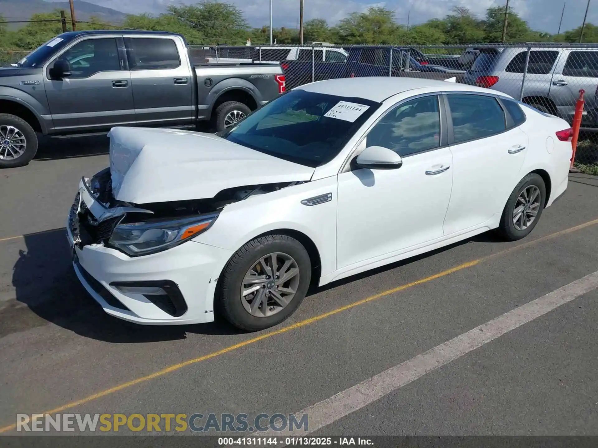 2 Photograph of a damaged car 5XXGT4L32LG419764 KIA OPTIMA 2020